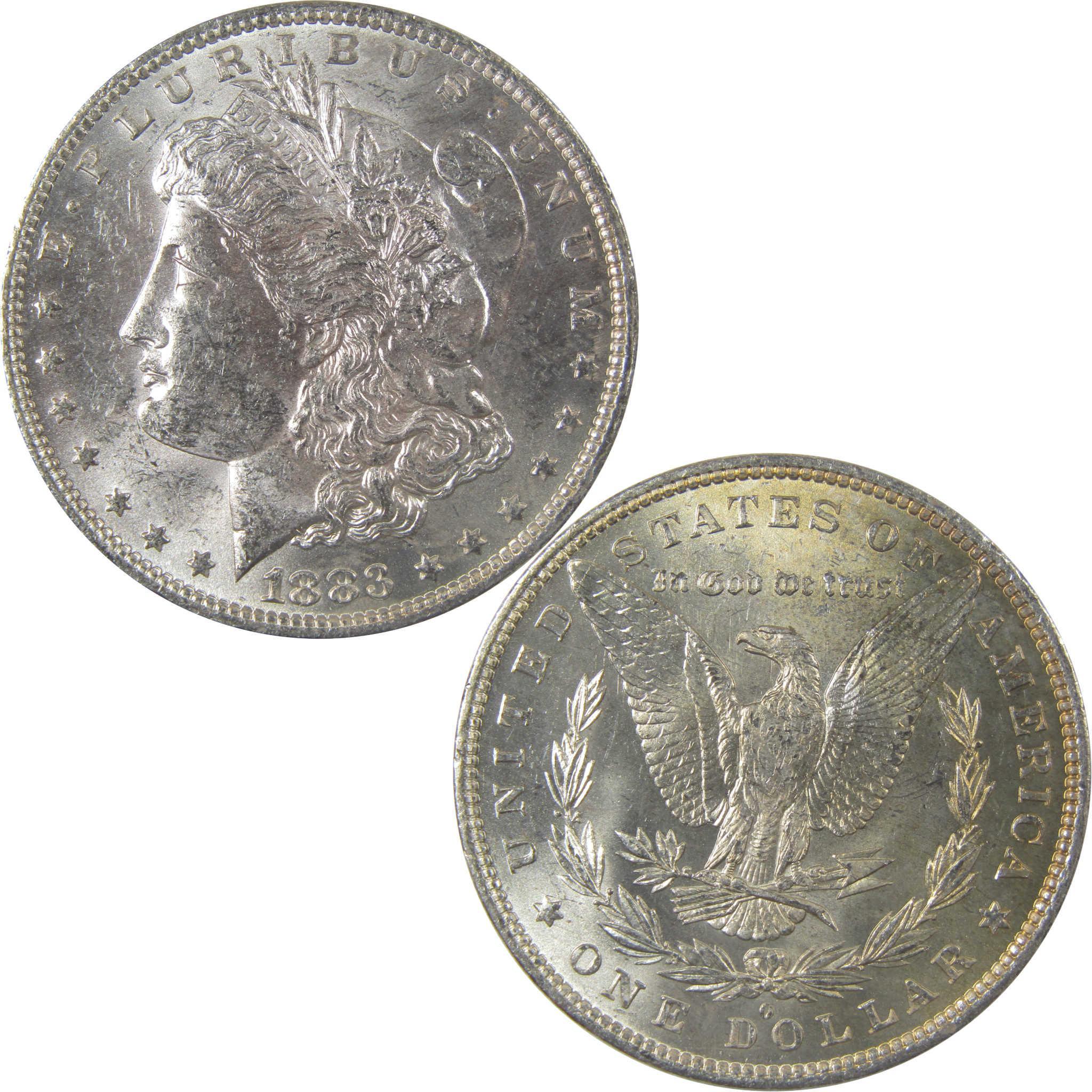 1883 O Morgan Silver Dollar Uncirculated Mint State Toned SKU:I24858