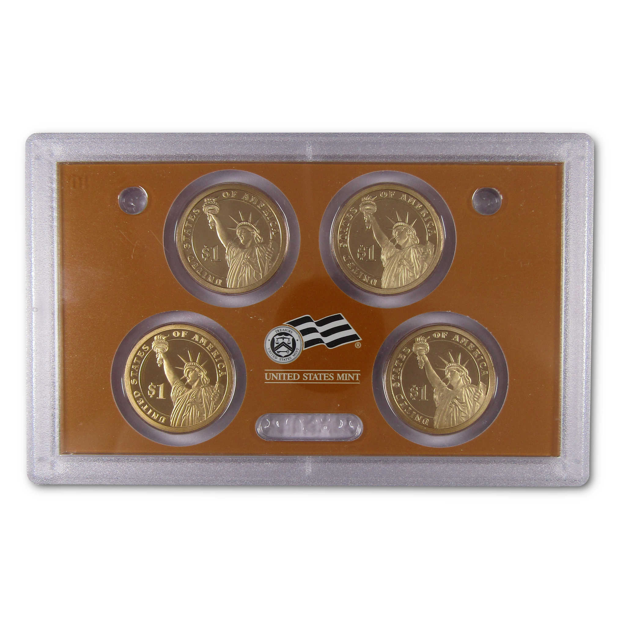 2008 Presidential Dollar Proof Set U.S. Mint Packaging OGP COA