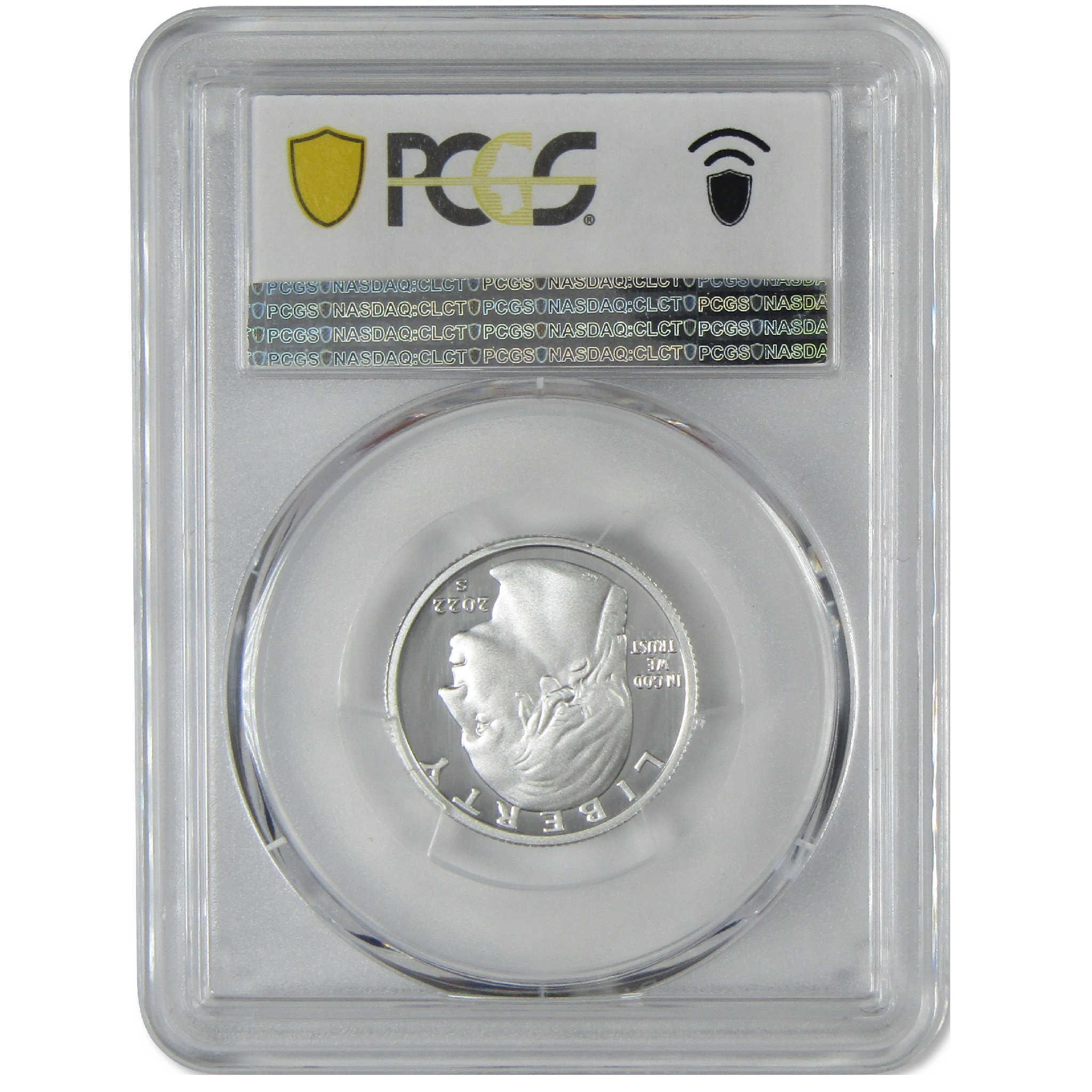 2022 S Anna May Wong American Women Silver Quarter PR 70 DCAM PCGS
