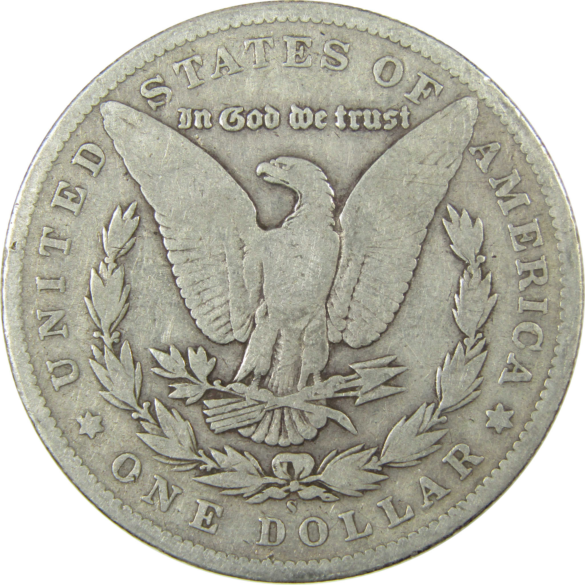 1895 Morgan Silver Dollar VG Very Good $1 Coin Collectible SKU:EL27096 - Morgan coin - Morgan silver dollar - Morgan silver dollar for sale - Profile Coins & Collectibles