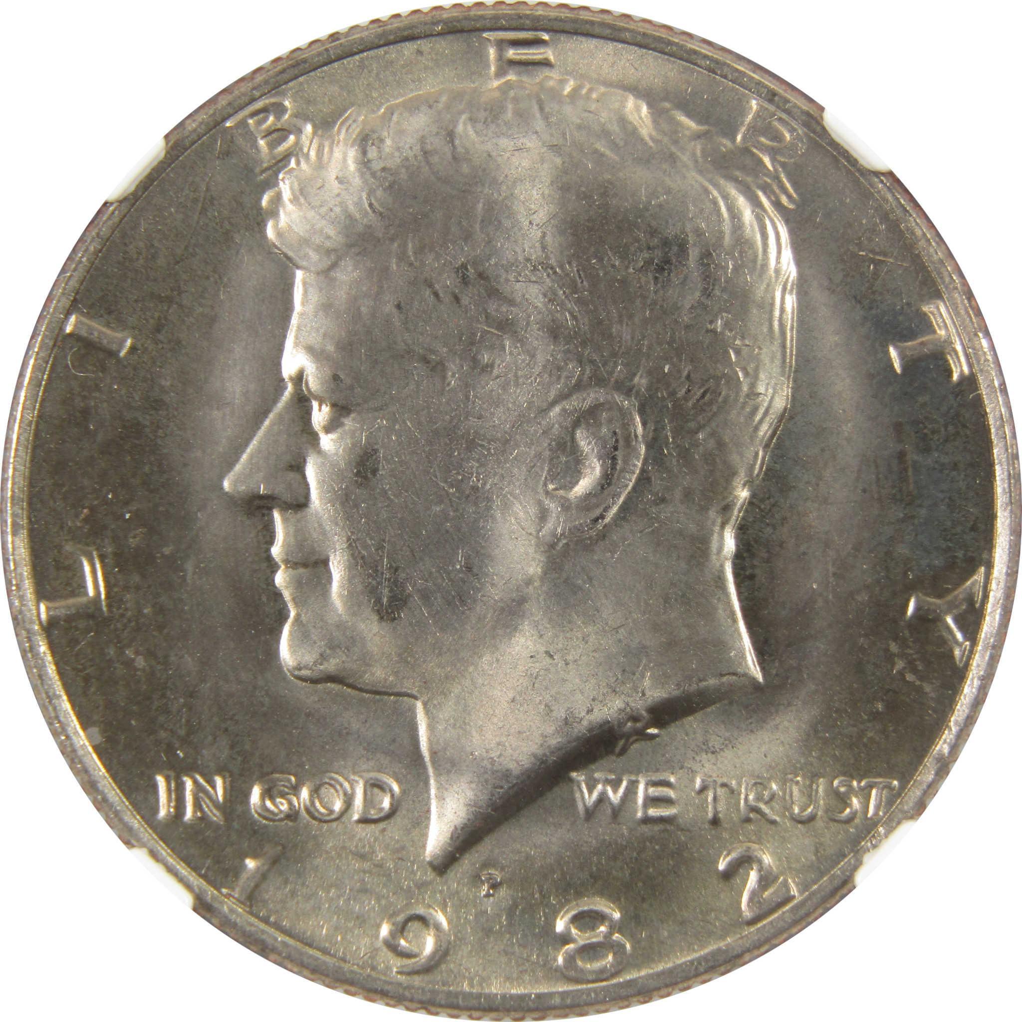 1982 P Kennedy Half Dollar MS 67 NGC Clad 50c Uncirculated SKU:I9762