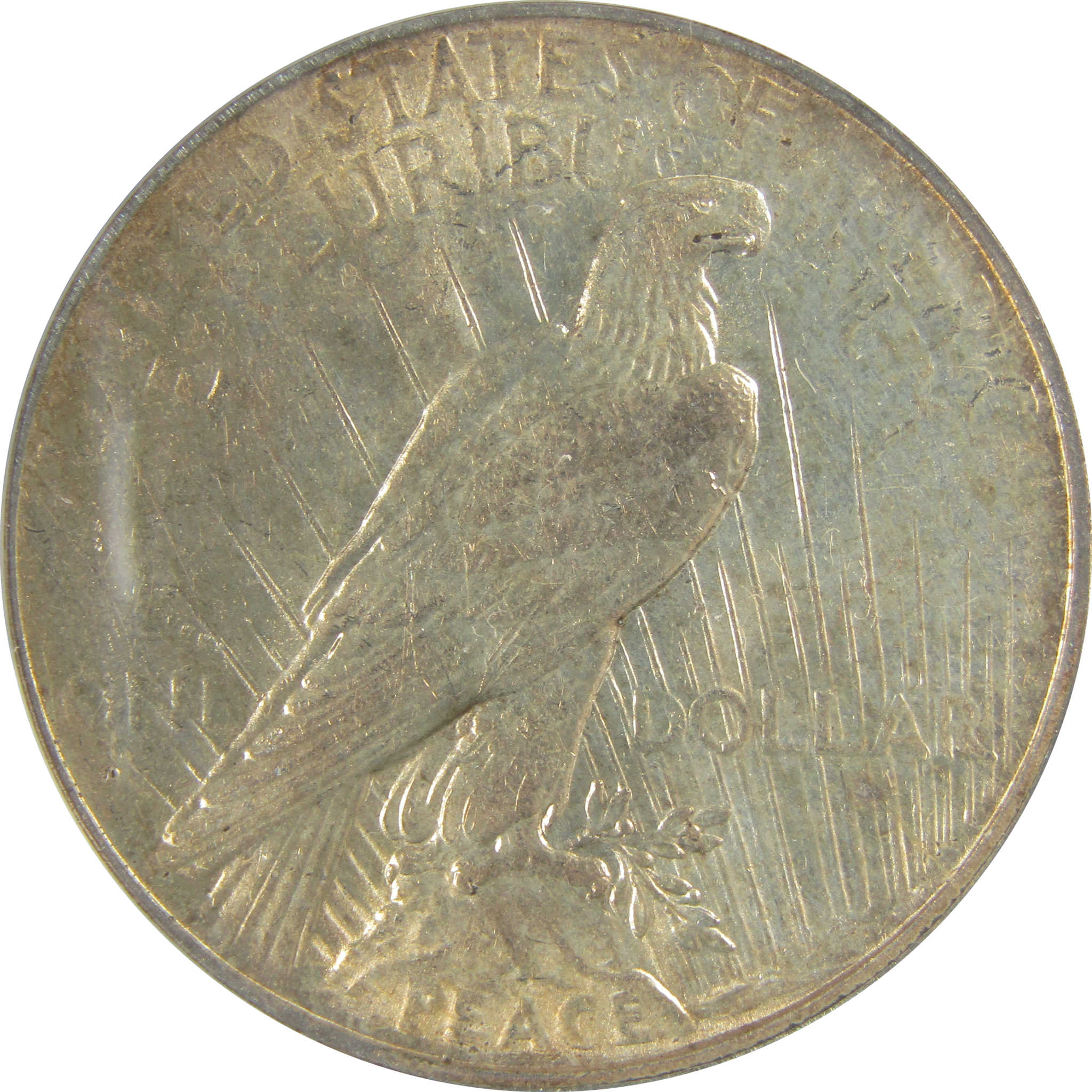 1934 D Peace Dollar AU 58 Details ANACS Silver $1 Coin SKU:I21603