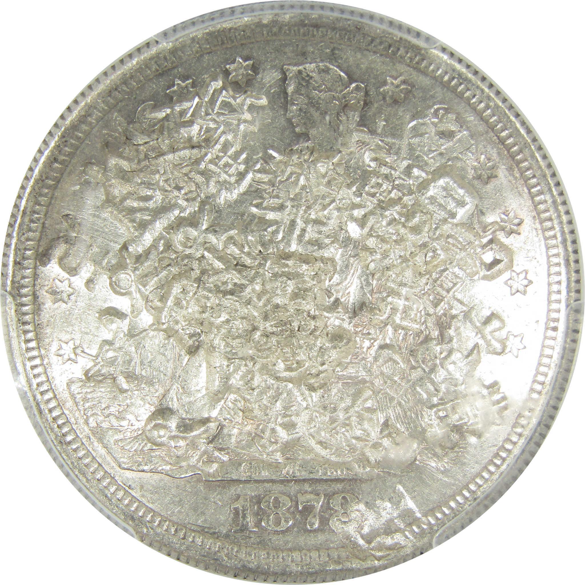 1878 S Trade Silver Dollar Genuine PCGS $1 Coin Chopmarked SKU:I24621