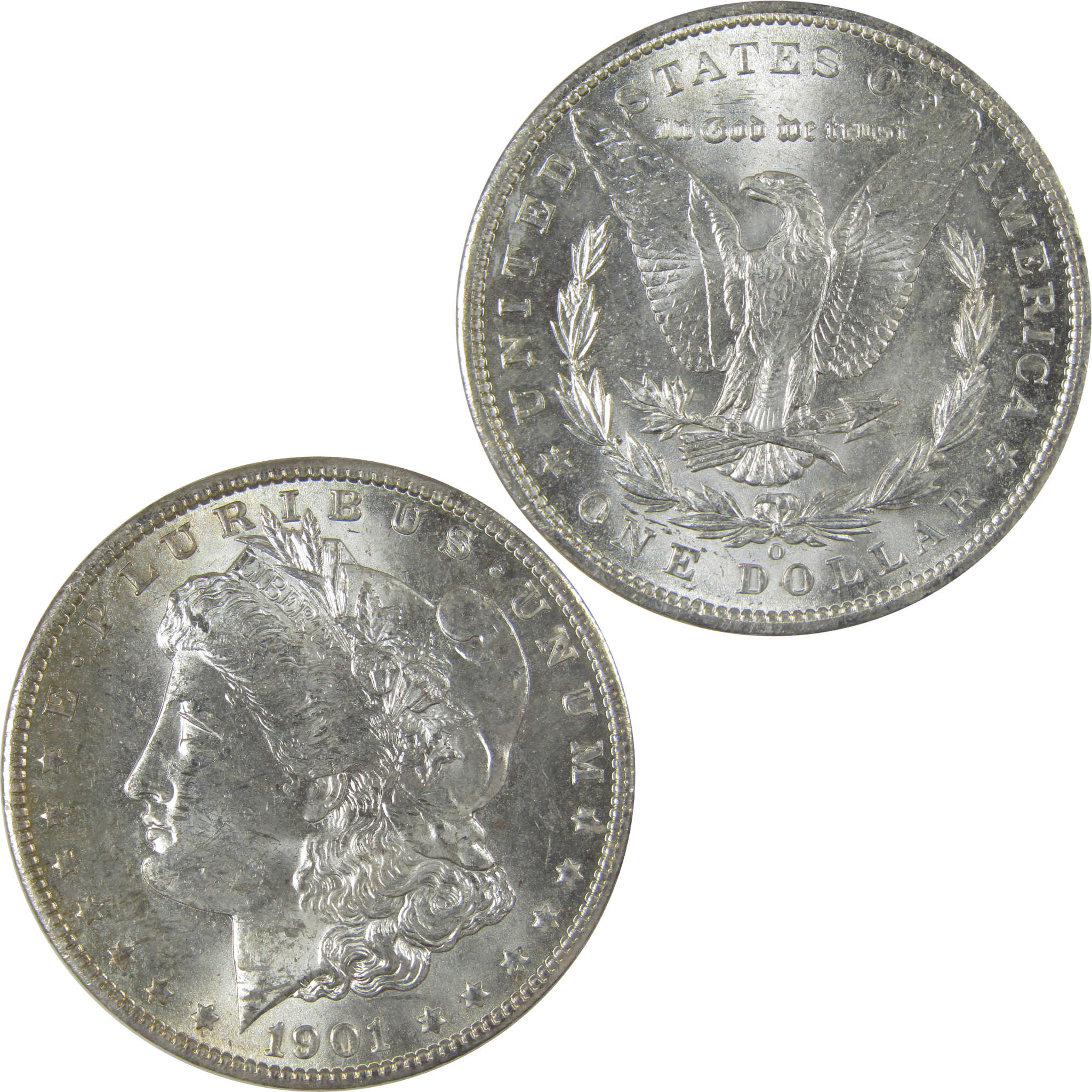 1901 O Morgan Dollar Uncirculated Silver $1 Coin SKU:I23237 - Morgan coin - Morgan silver dollar - Morgan silver dollar for sale - Profile Coins & Collectibles