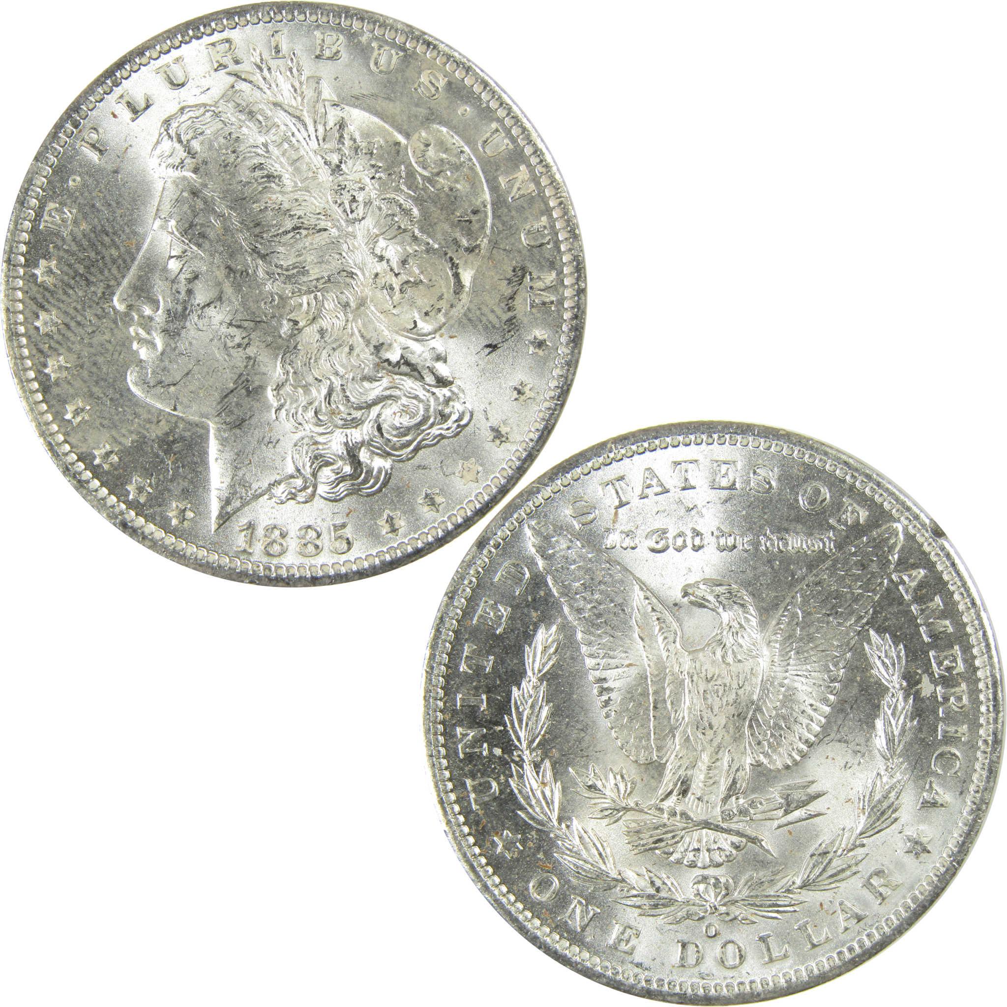 1885 O Morgan Silver Dollar Uncirculated Mint State $1 Coin SKU:I27467 - Morgan coin - Morgan silver dollar - Morgan silver dollar for sale - Profile Coins & Collectibles