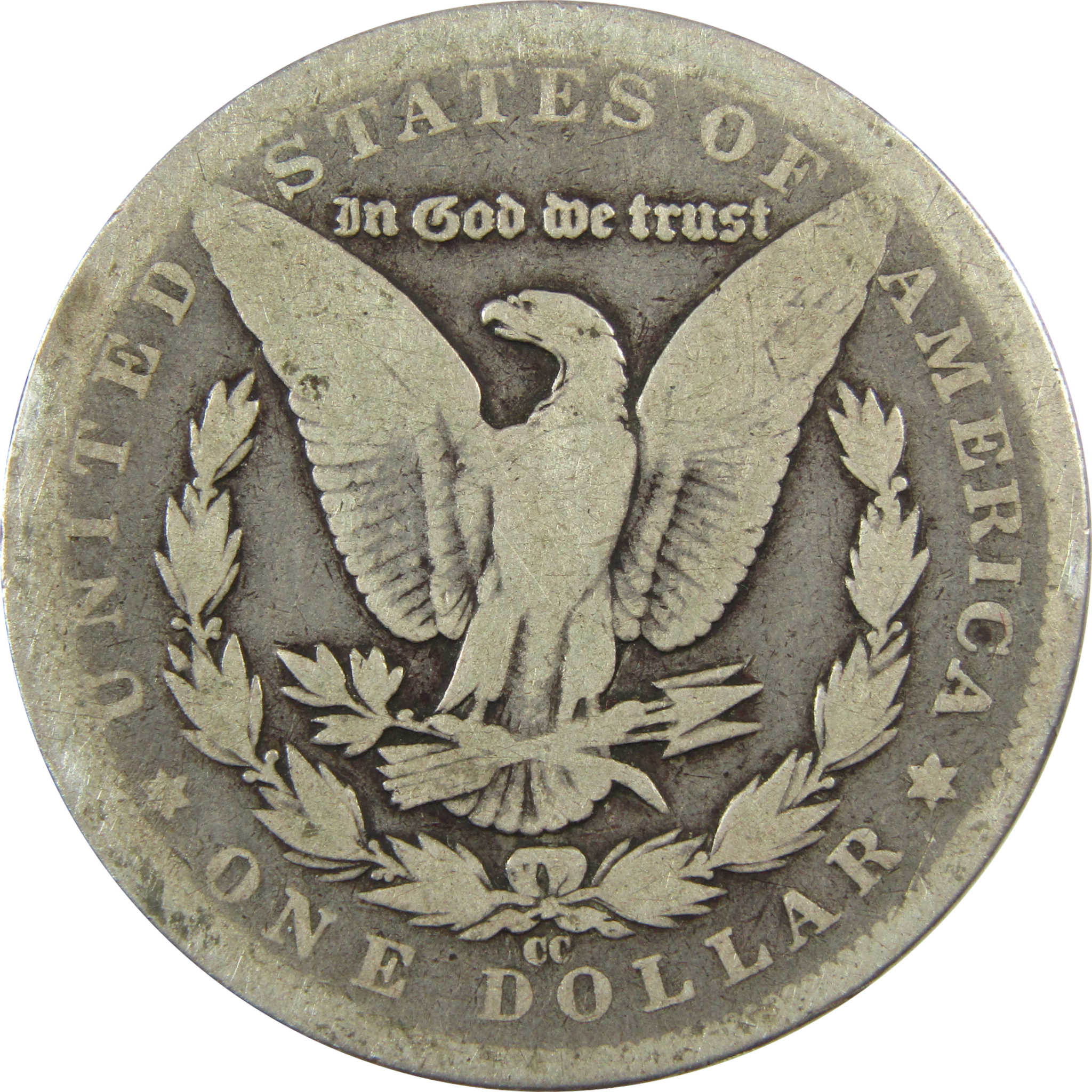 1891 CC Morgan Silver Dollar G Good $1 Coin Collectible SKU:CP1360 - Morgan coin - Morgan silver dollar - Morgan silver dollar for sale - Profile Coins & Collectibles
