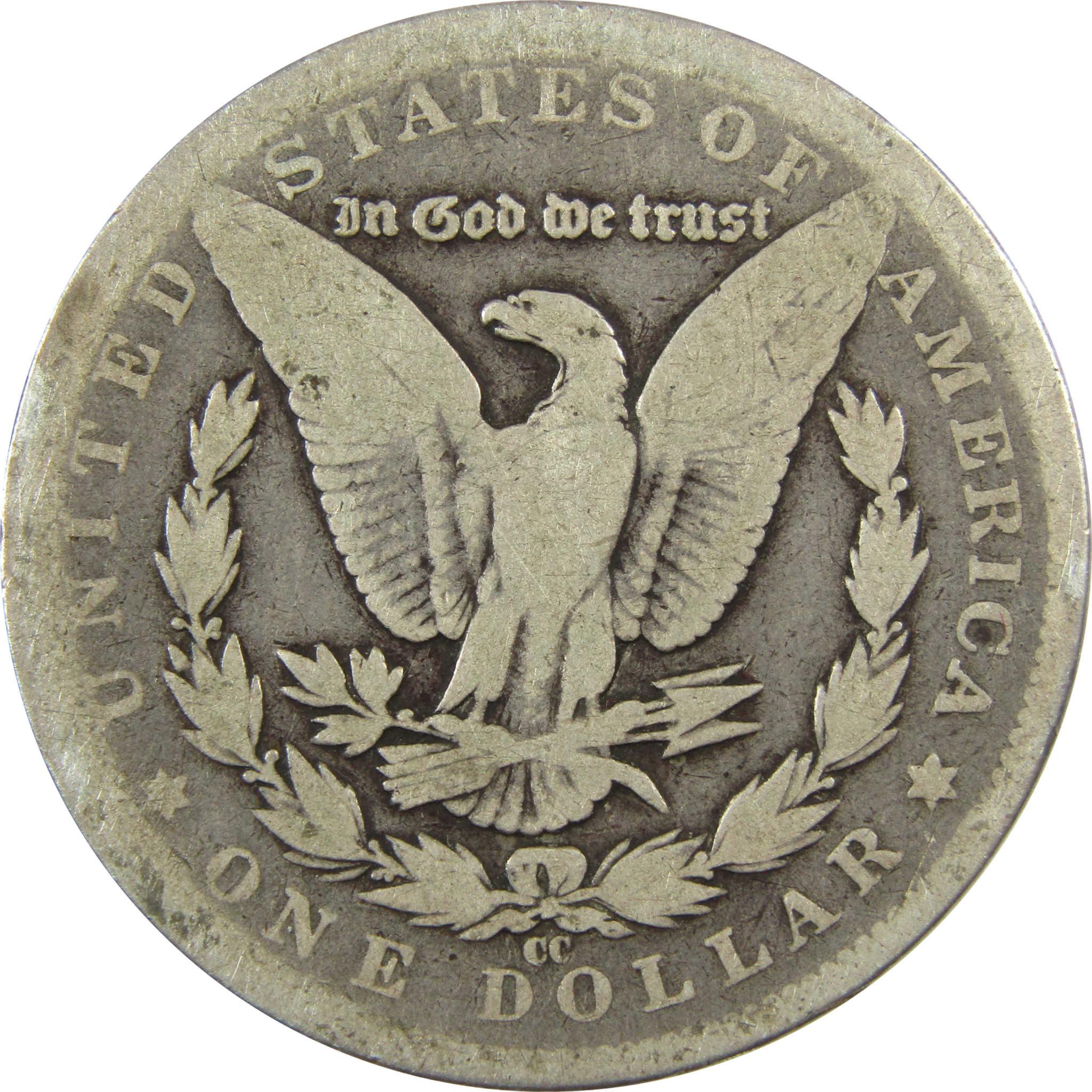 1891 CC Morgan Silver Dollar G Good $1 Coin Collectible SKU:CP1360 - Morgan coin - Morgan silver dollar - Morgan silver dollar for sale - Profile Coins & Collectibles