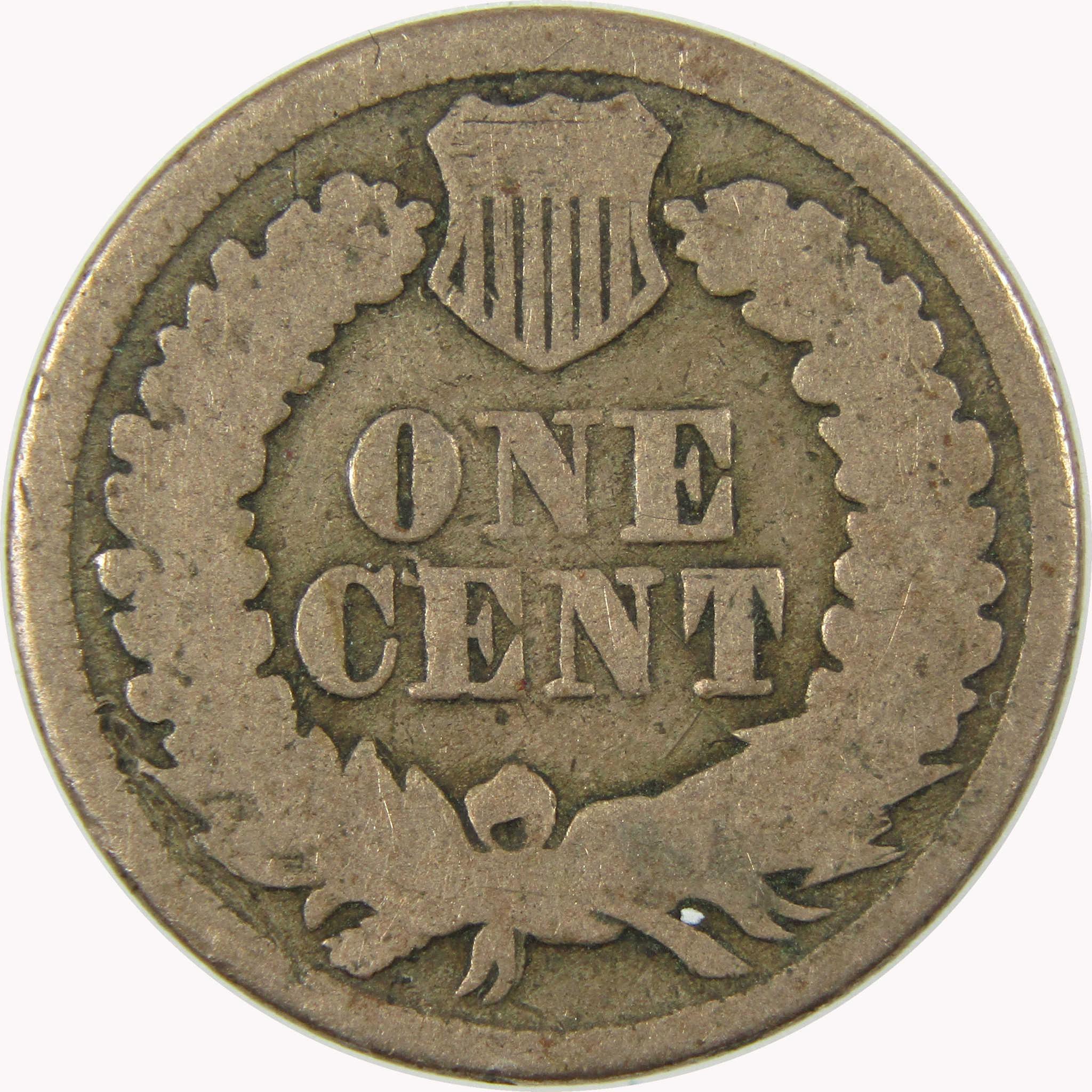 1863 Indian Head Cent G Good Penny 1c Coin SKU:CP1103