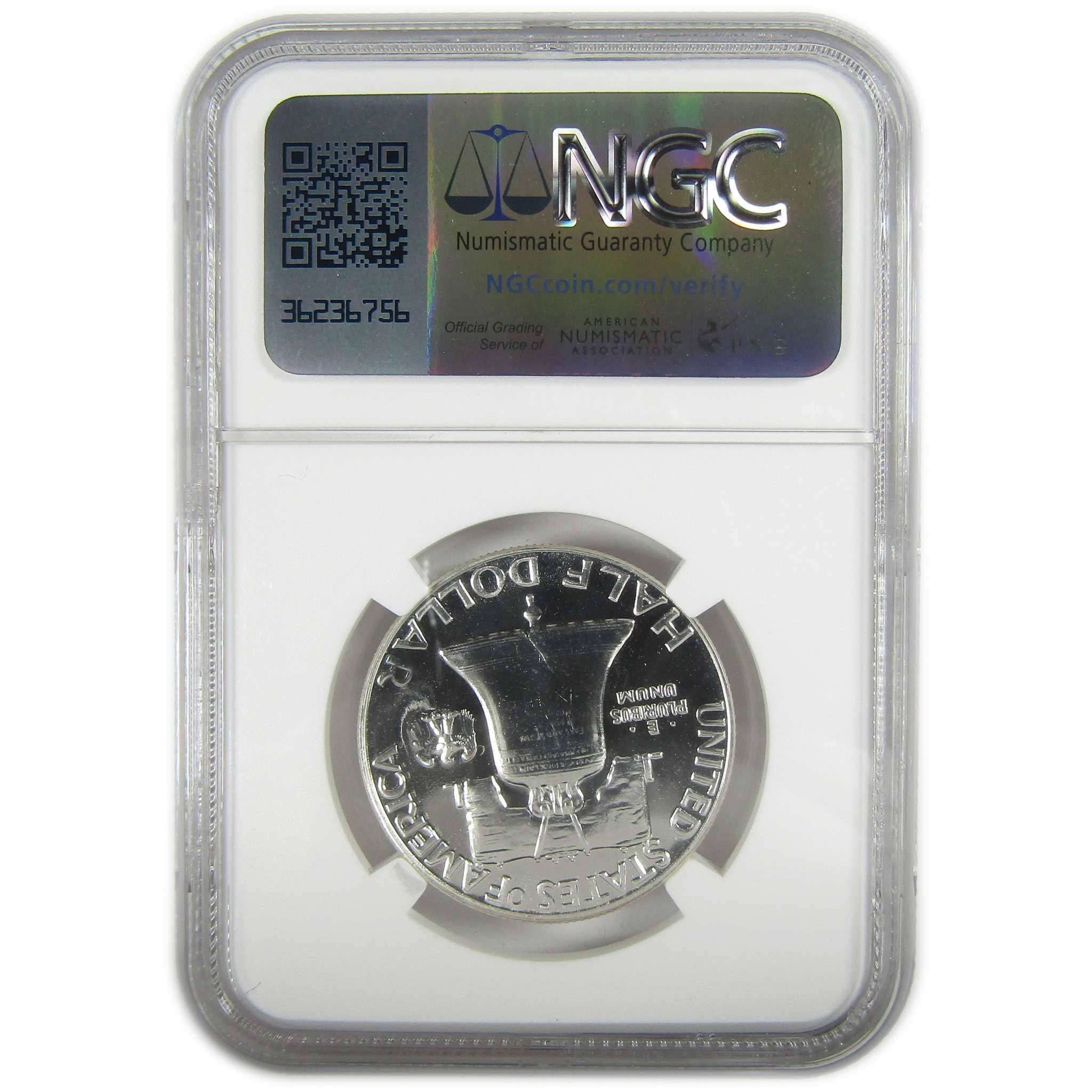 1955 Franklin Silver Half Dollar PF 68 NGC Proof 50c Coin SKU:I27409