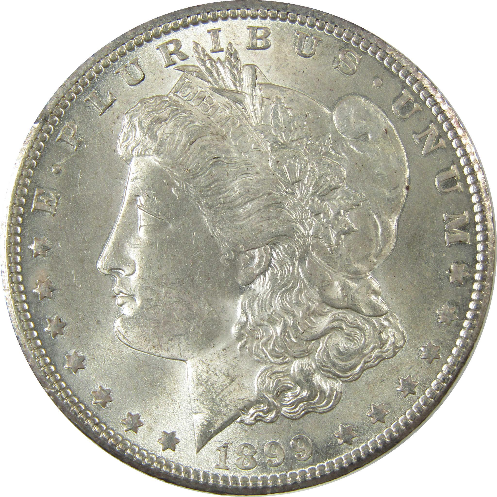 1899 O Morgan Silver Dollar Uncirculated Mint State $1 Coin SKU:I27878 - Morgan coin - Morgan silver dollar - Morgan silver dollar for sale - Profile Coins & Collectibles
