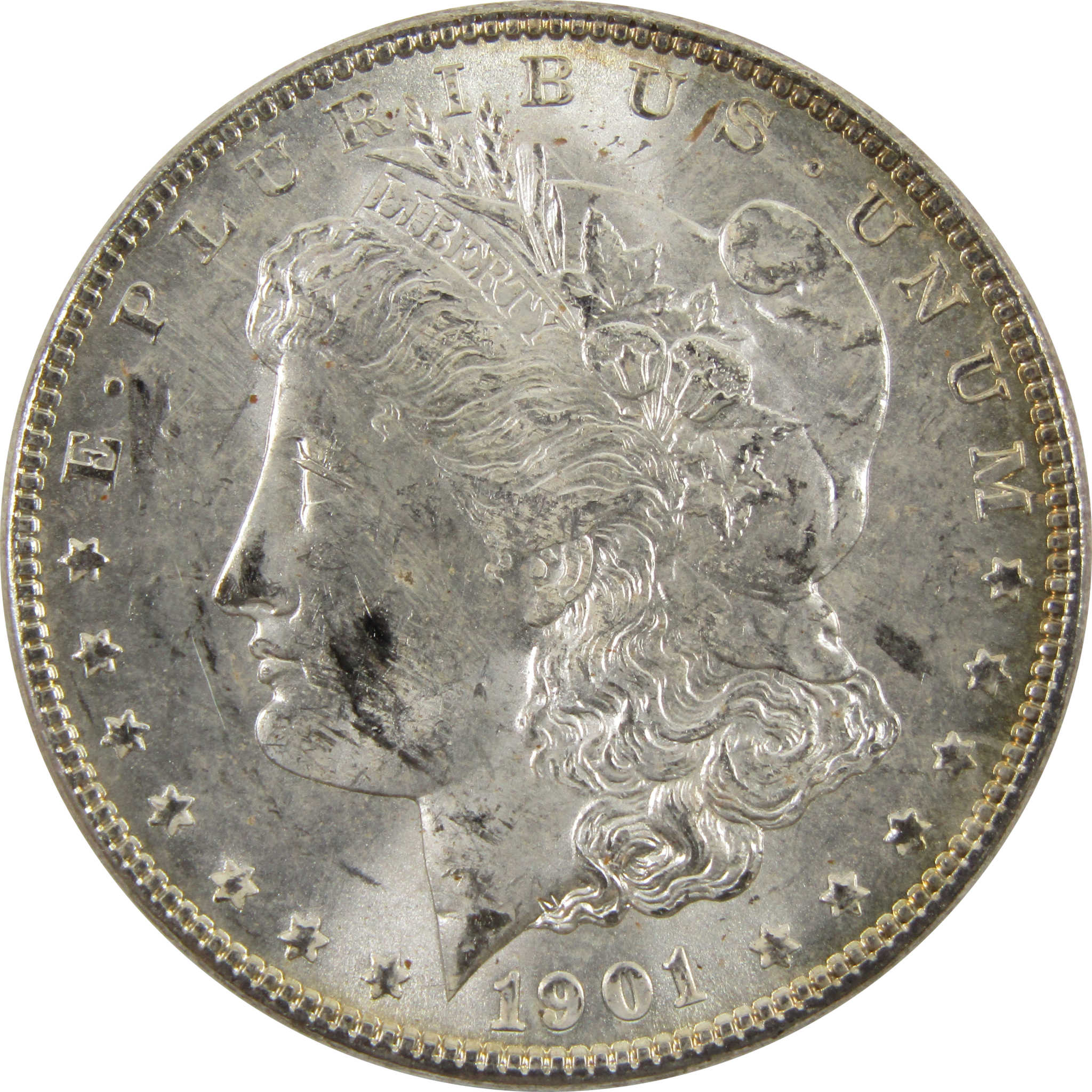 1901 O Morgan Dollar Uncirculated Details 90 Silver 1 SKU I10461