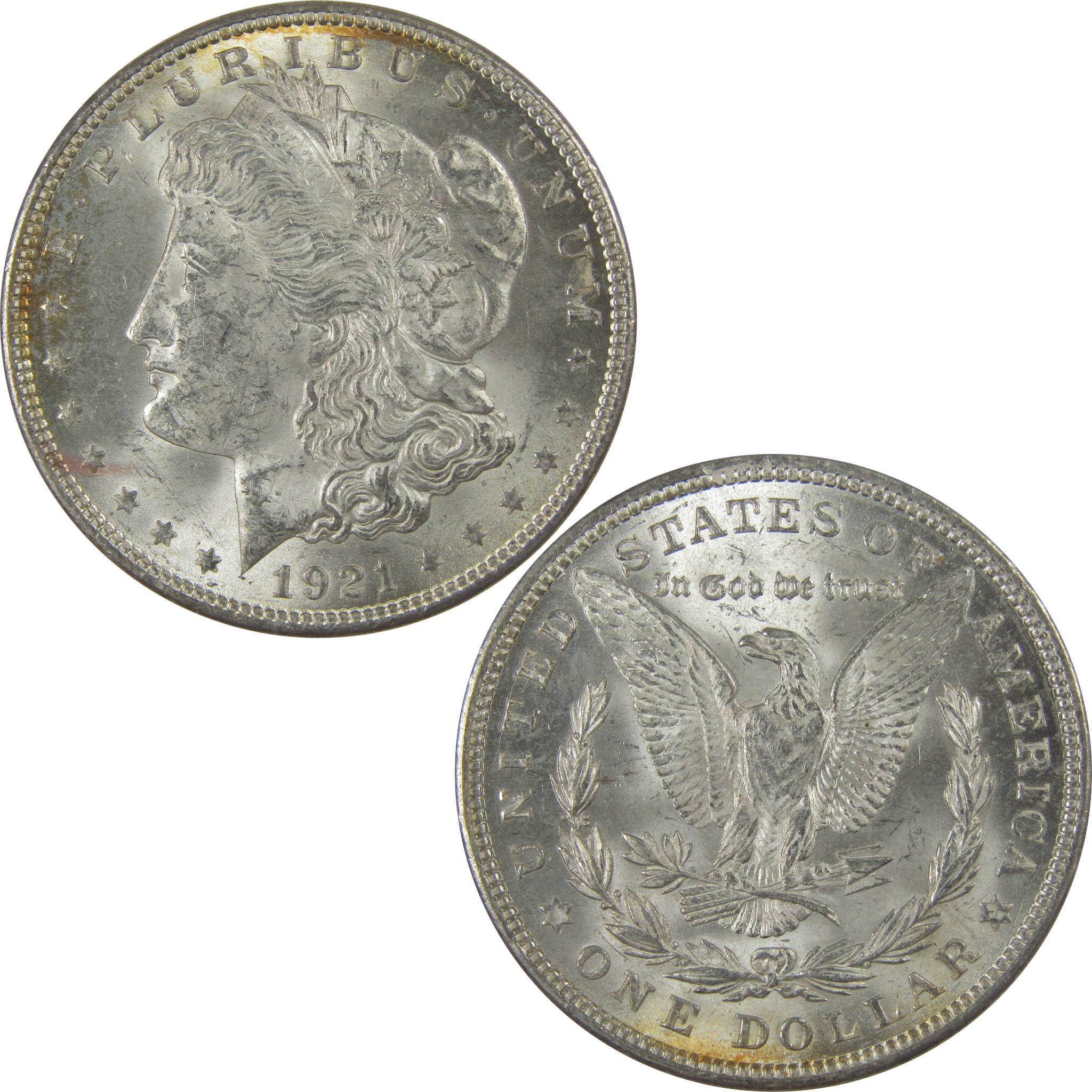 1921 Morgan Dollar Uncirculated Silver $1 Coin SKU:CPC1123 - Morgan coin - Morgan silver dollar - Morgan silver dollar for sale - Profile Coins & Collectibles