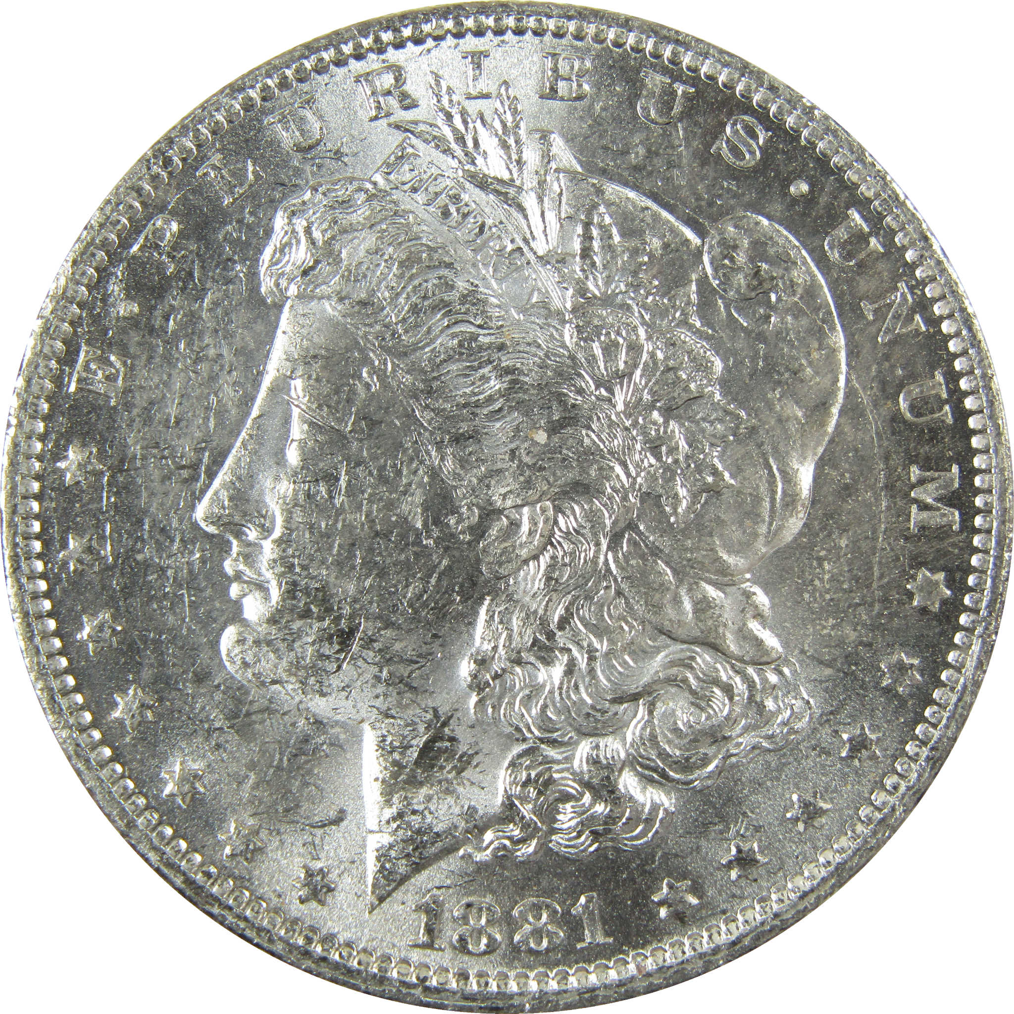 1881 O Morgan Silver Dollar Uncirculated Mint State $1 Coin SKU:I27709