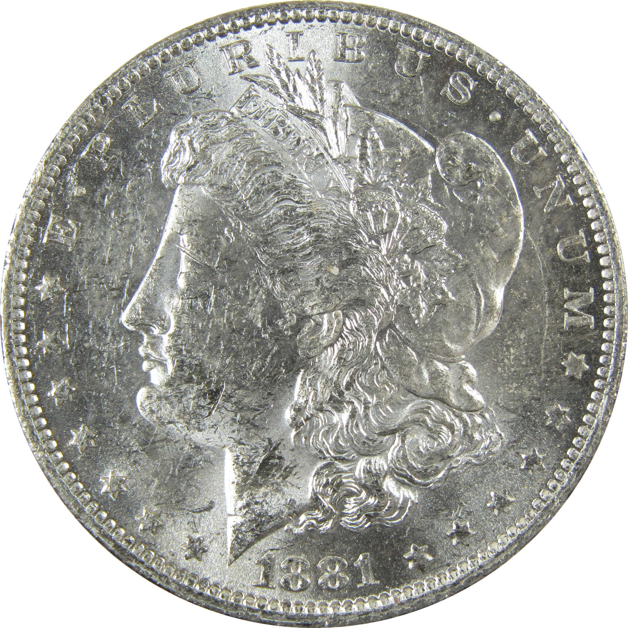1881 O Morgan Silver Dollar Uncirculated Mint State $1 Coin SKU:I27709 - Morgan coin - Morgan silver dollar - Morgan silver dollar for sale - Profile Coins & Collectibles