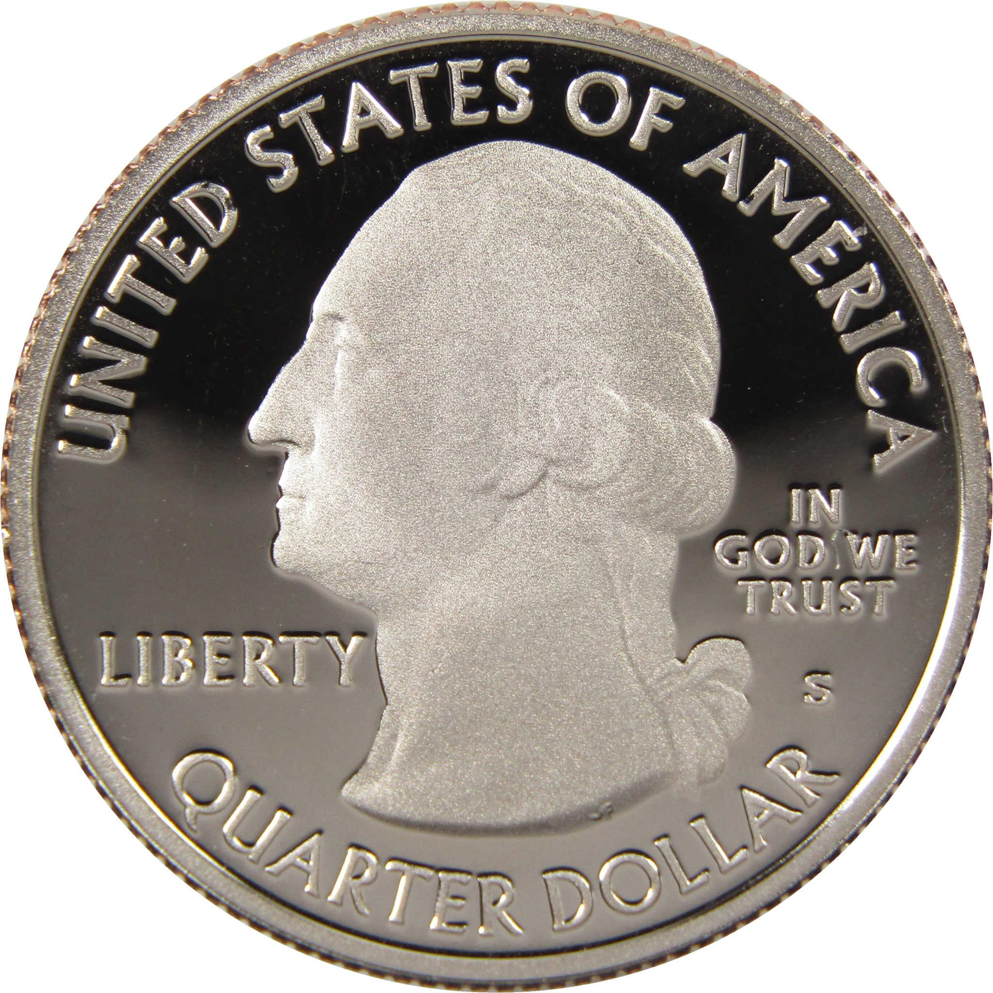 2017 S Ellis Island National Park Quarter Choice Proof Clad 25c Coin