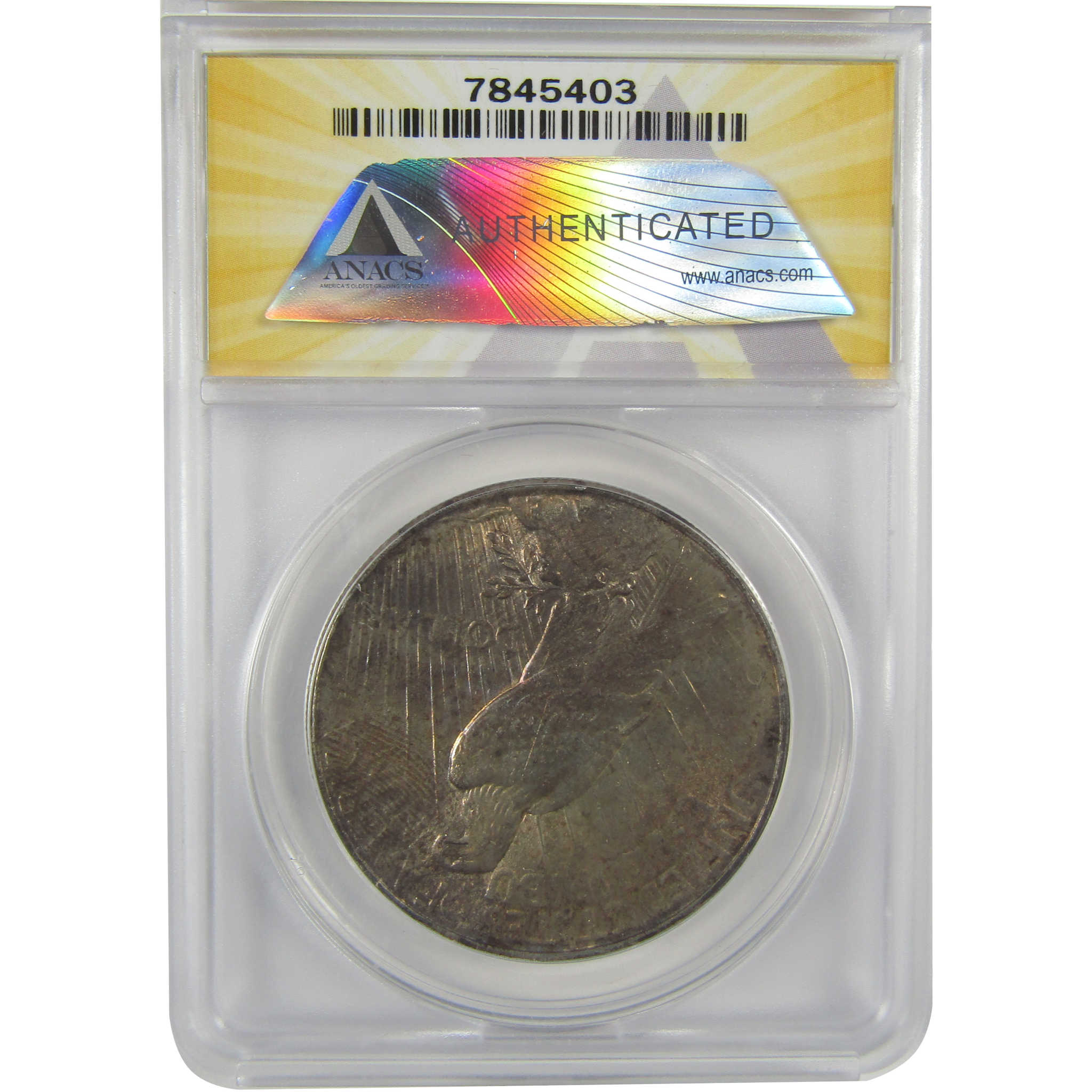 1934 Peace Dollar MS 60 Details ANACS Silver Uncirculated SKU:I21549