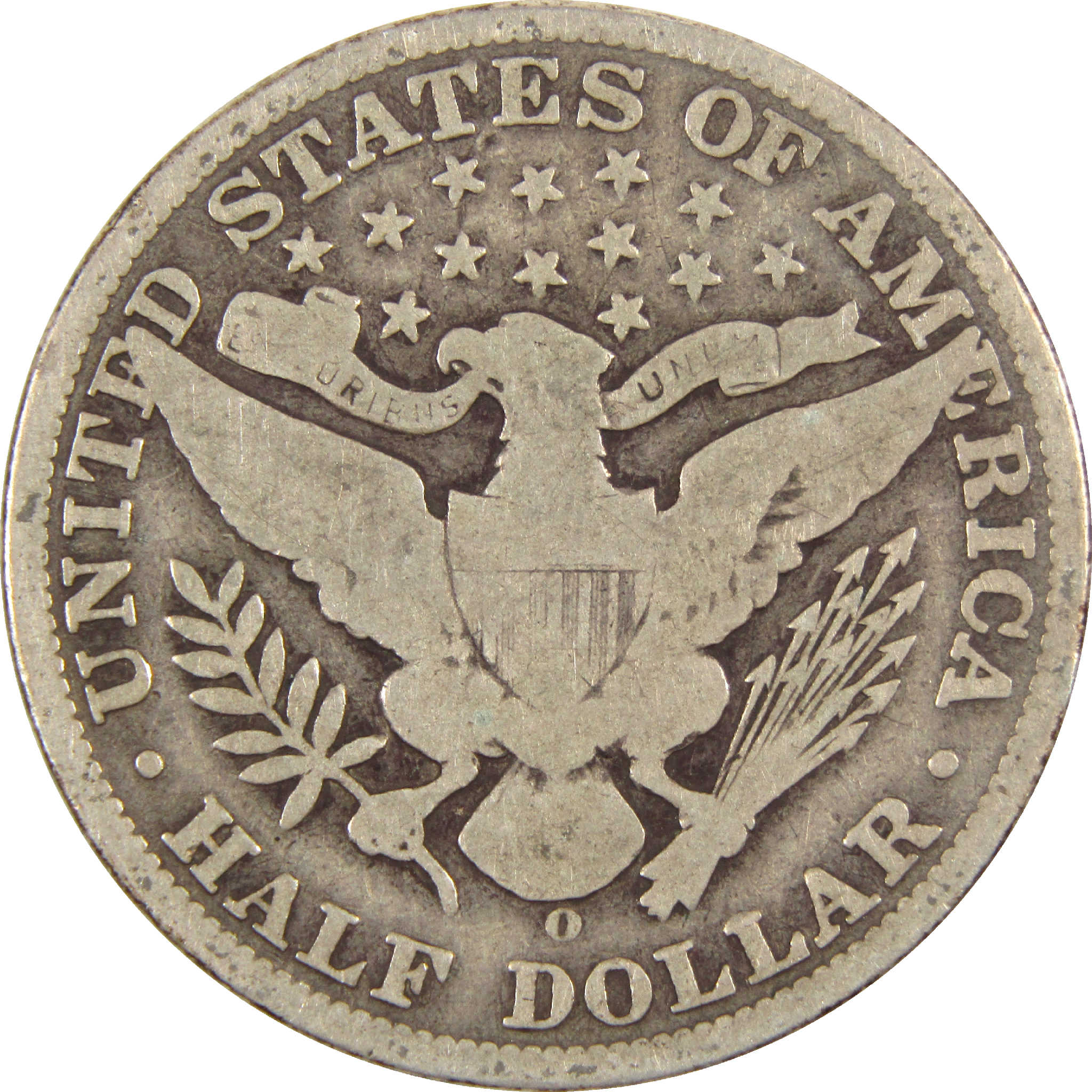 1906 O Barber Half Dollar G Good Silver 50c Coin