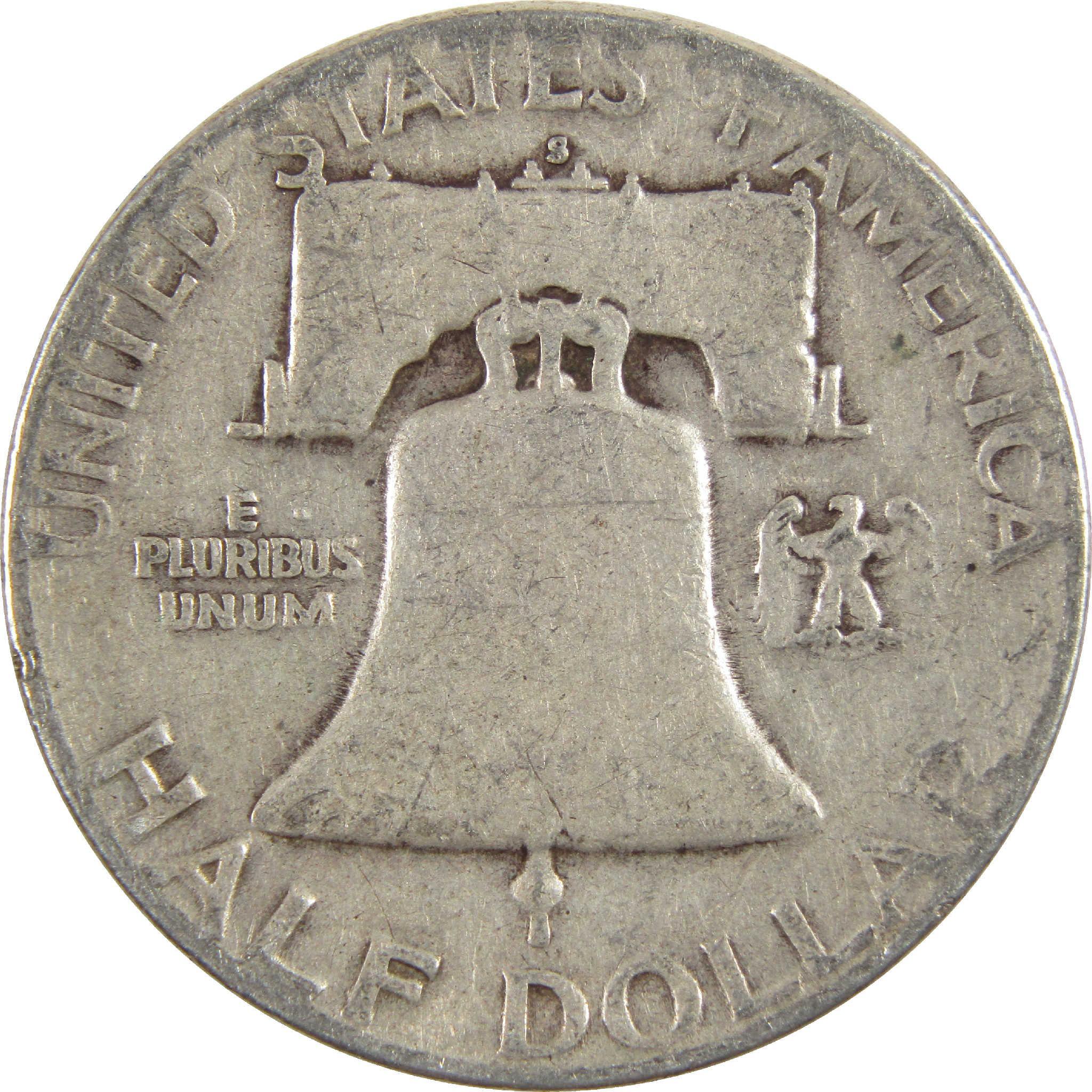 1951 S Franklin Half Dollar G Good Silver 50c Coin