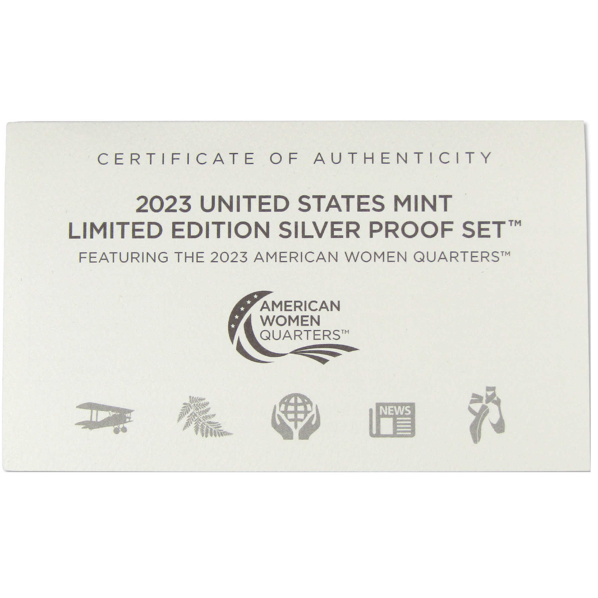 2023 U.S. Mint Limited Edition Silver Proof Set Collectible OGP COA