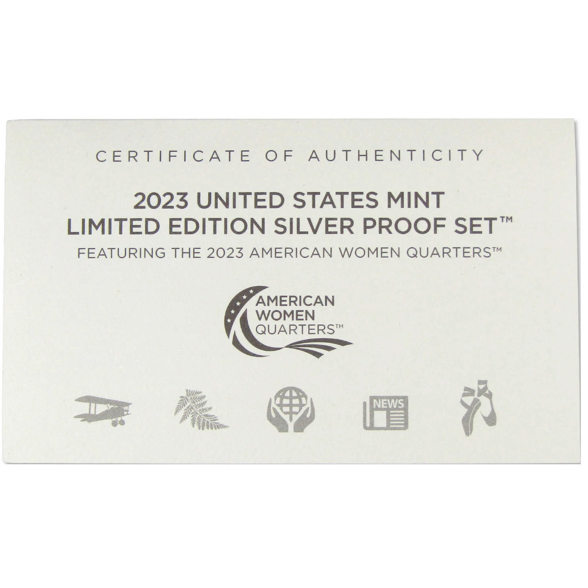2023 U.S. Mint Limited Edition Silver Proof Set Collectible OGP COA