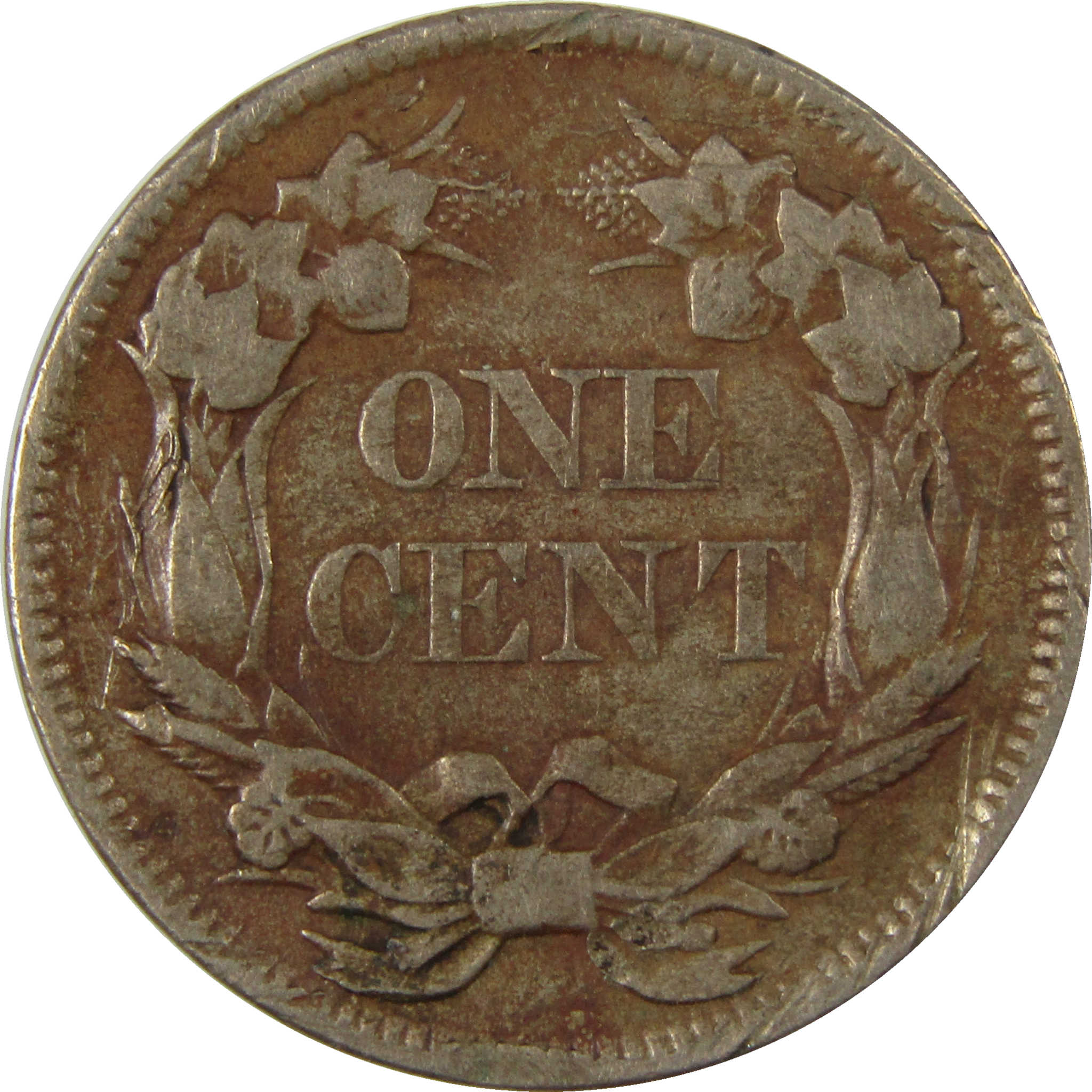 1857 Flying Eagle Cent VF Very Fine Details Penny 1c Coin SKU:I26964