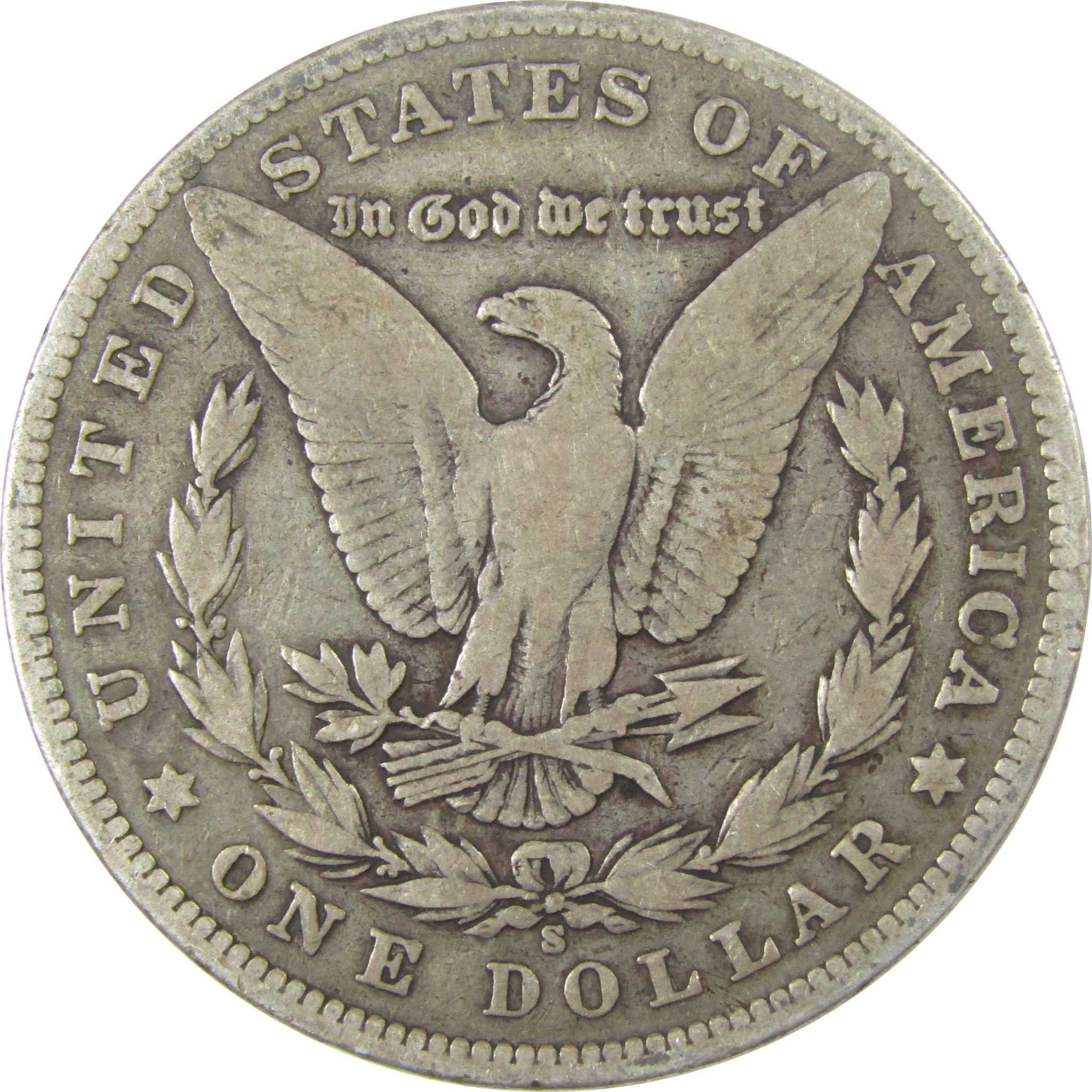 1901 S Morgan Silver Dollar VG Very Good $1 Coin SKU:I25363 - Morgan coin - Morgan silver dollar - Morgan silver dollar for sale - Profile Coins & Collectibles