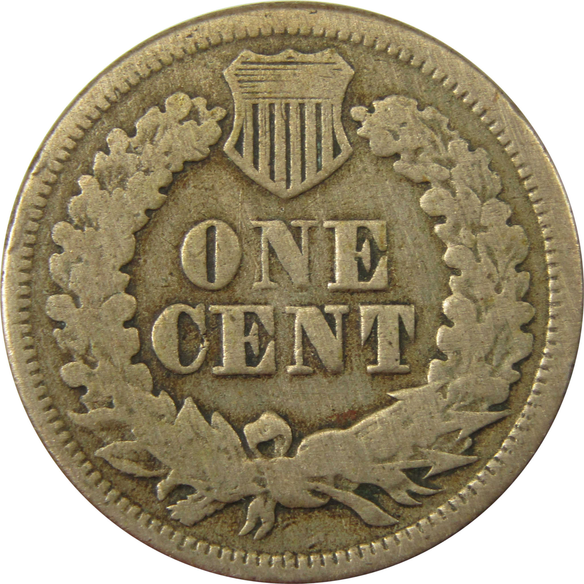 1864 Indian Head Copper-Nickel Cent G Good Details Penny SKU:CP1213