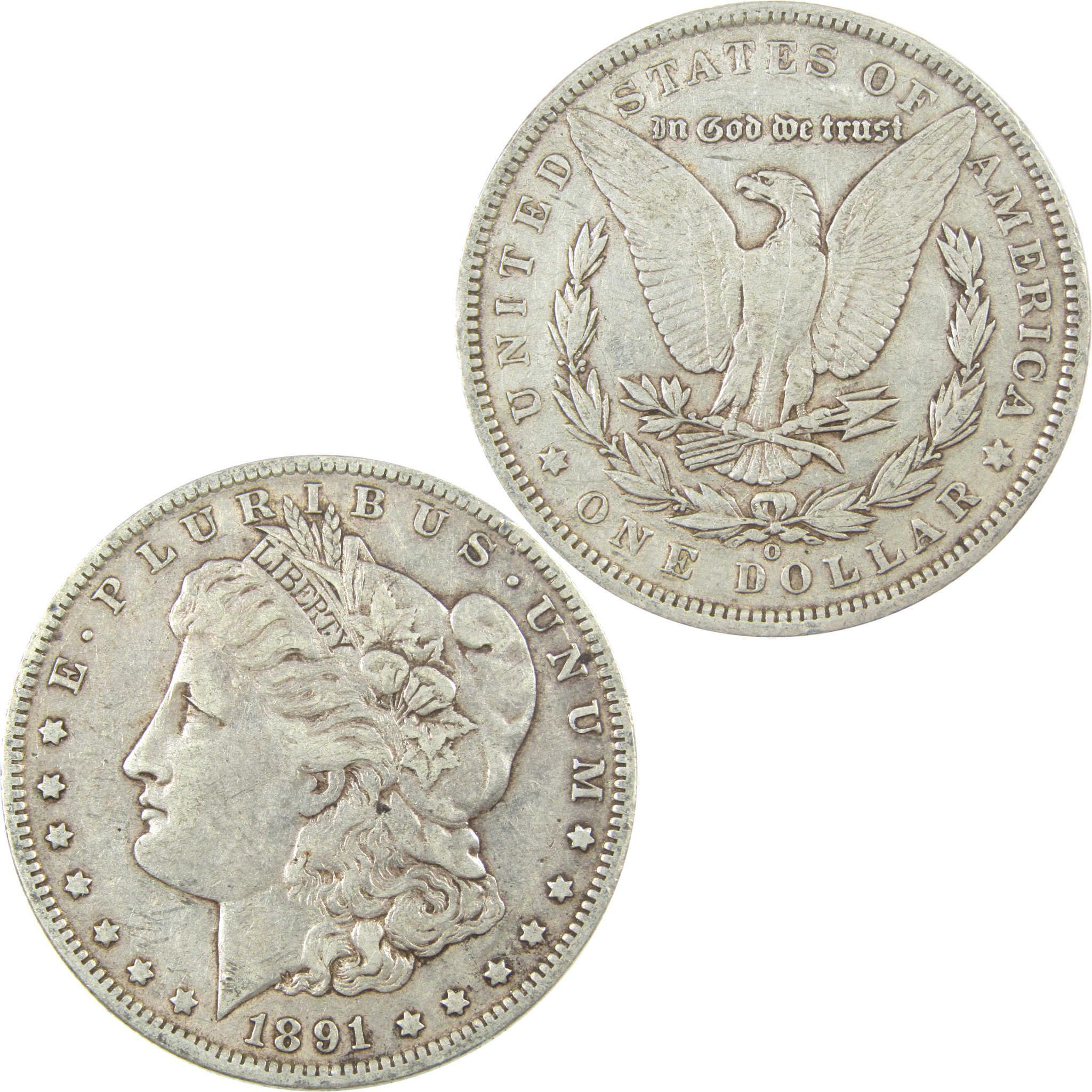1891 O VAM-1A1 E on Rev Top 100 Morgan Dollar VF Details SKU:I25345 - Morgan coin - Morgan silver dollar - Morgan silver dollar for sale - Profile Coins & Collectibles