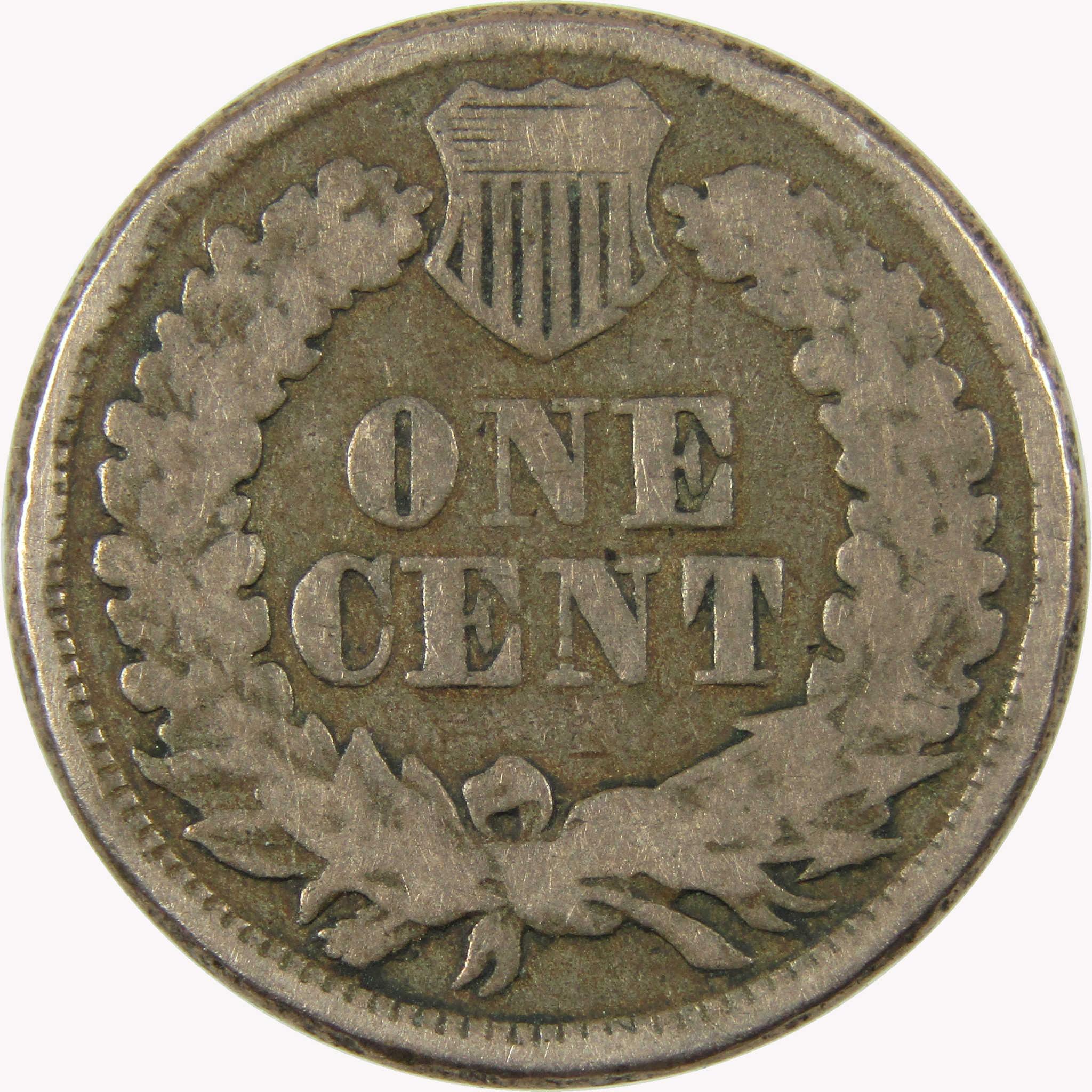 1862 Indian Head Cent G Good Penny 1c Coin SKU:CP1086