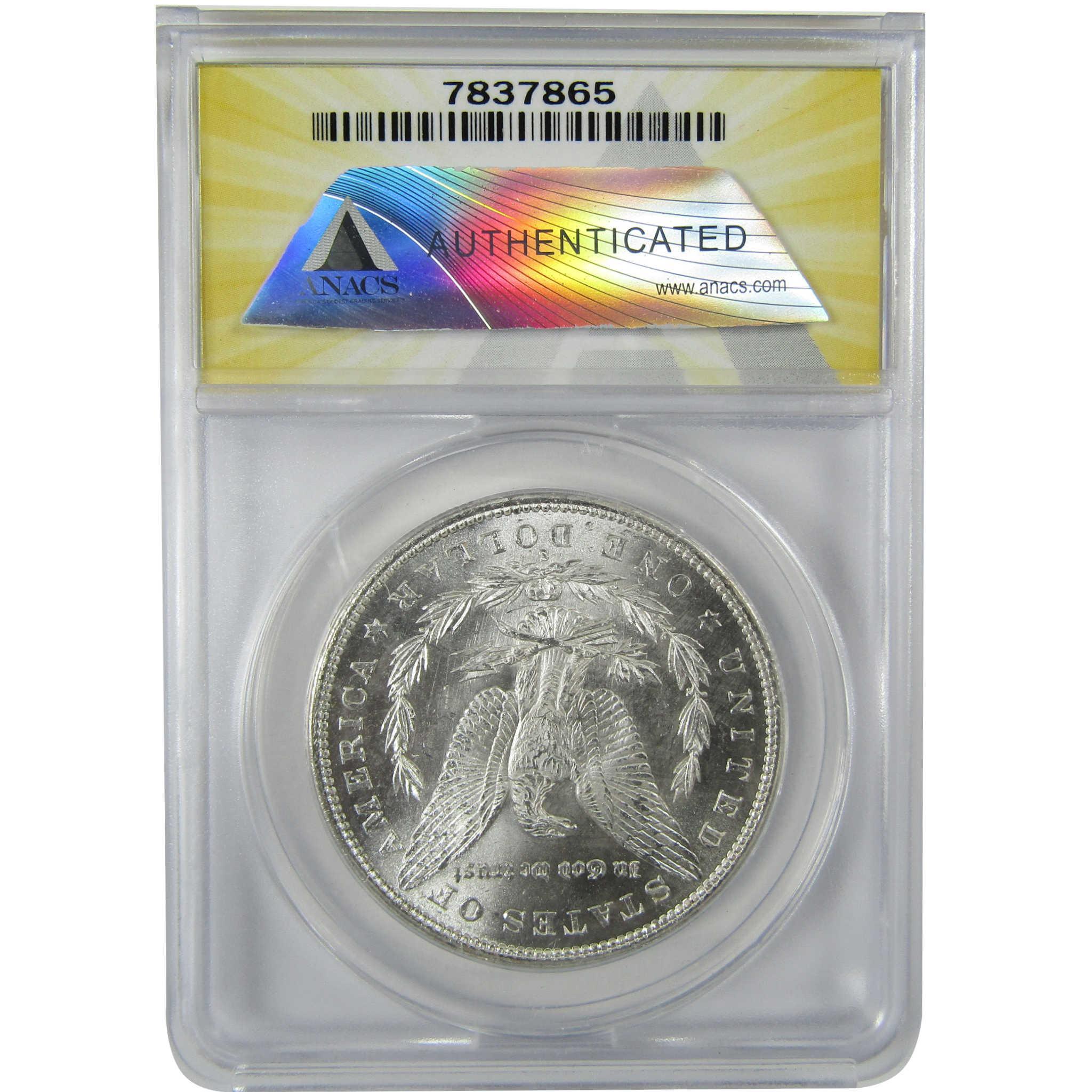 1879 S Rev 79 Morgan Silver Dollar MS 63 ANACS Uncirculated SKU:CP610 - Morgan coin - Morgan silver dollar - Morgan silver dollar for sale - Profile Coins & Collectibles
