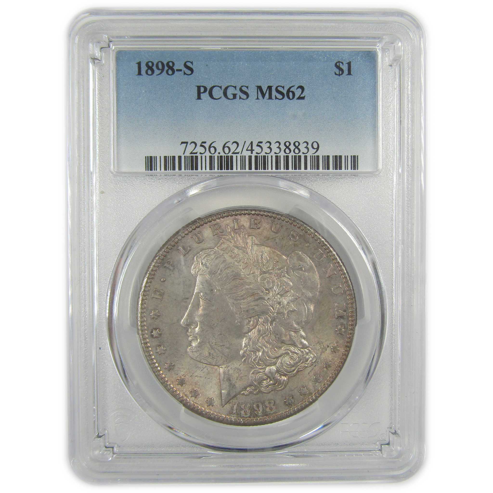 1898 S Morgan Dollar MS 62 PCGS Silver Uncirculated $1 Coin SKU:I19603 - Morgan coin - Morgan silver dollar - Morgan silver dollar for sale - Profile Coins & Collectibles