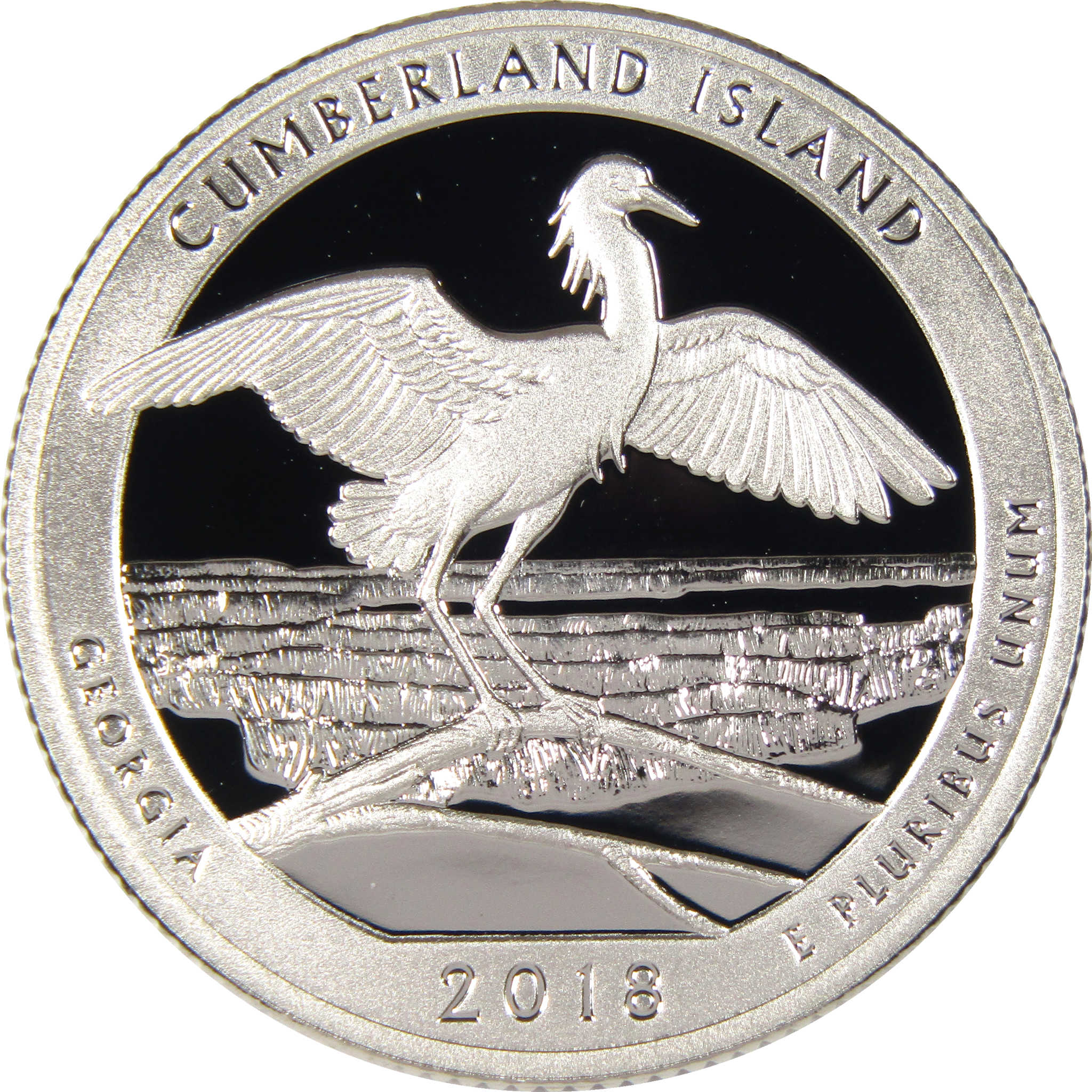 2018 S Cumberland Island National Seashore Quarter Silver Proof 25c