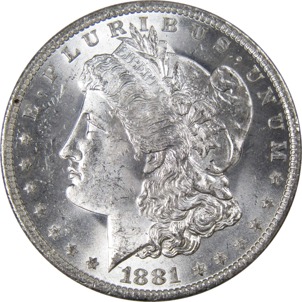 1881 O Morgan Silver Dollar Uncirculated Mint State $1 Coin - Morgan coin - Morgan silver dollar - Morgan silver dollar for sale - Profile Coins & Collectibles