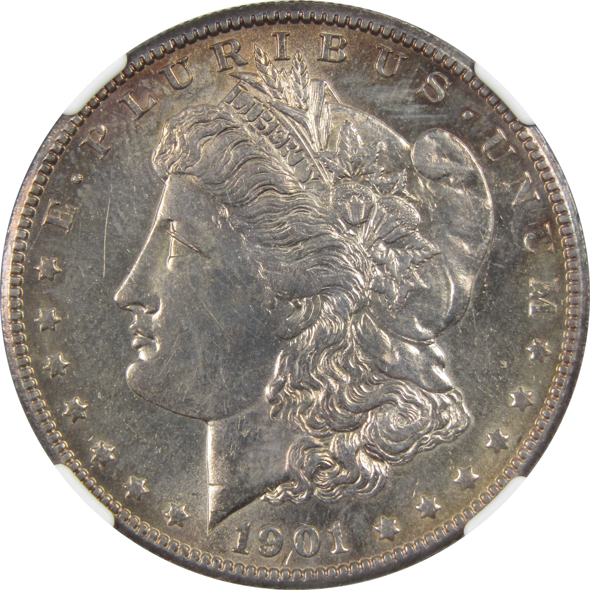 1901 S Morgan Dollar AU Details NGC Silver $1 Coin SKU:I11710 - Morgan coin - Morgan silver dollar - Morgan silver dollar for sale - Profile Coins & Collectibles