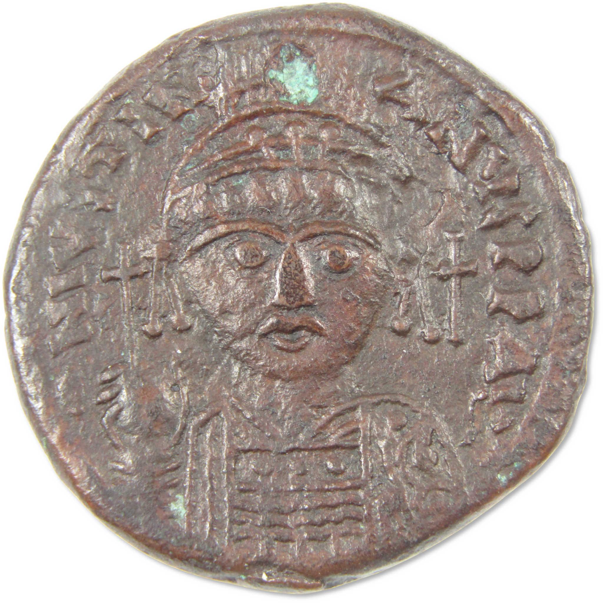 527-565 AD Justinian I Byzantine Empire Follis VF Ancient Coin