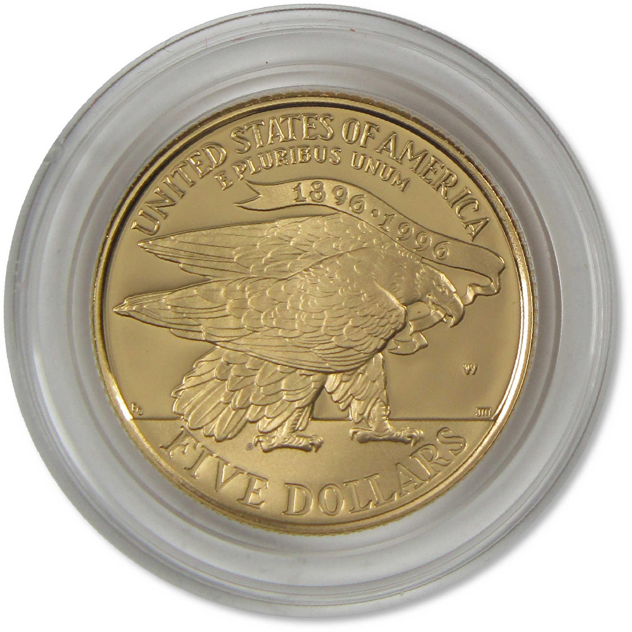 1995 W Atlanta Olympic Games Torch Runner Commemorative Gold Proof