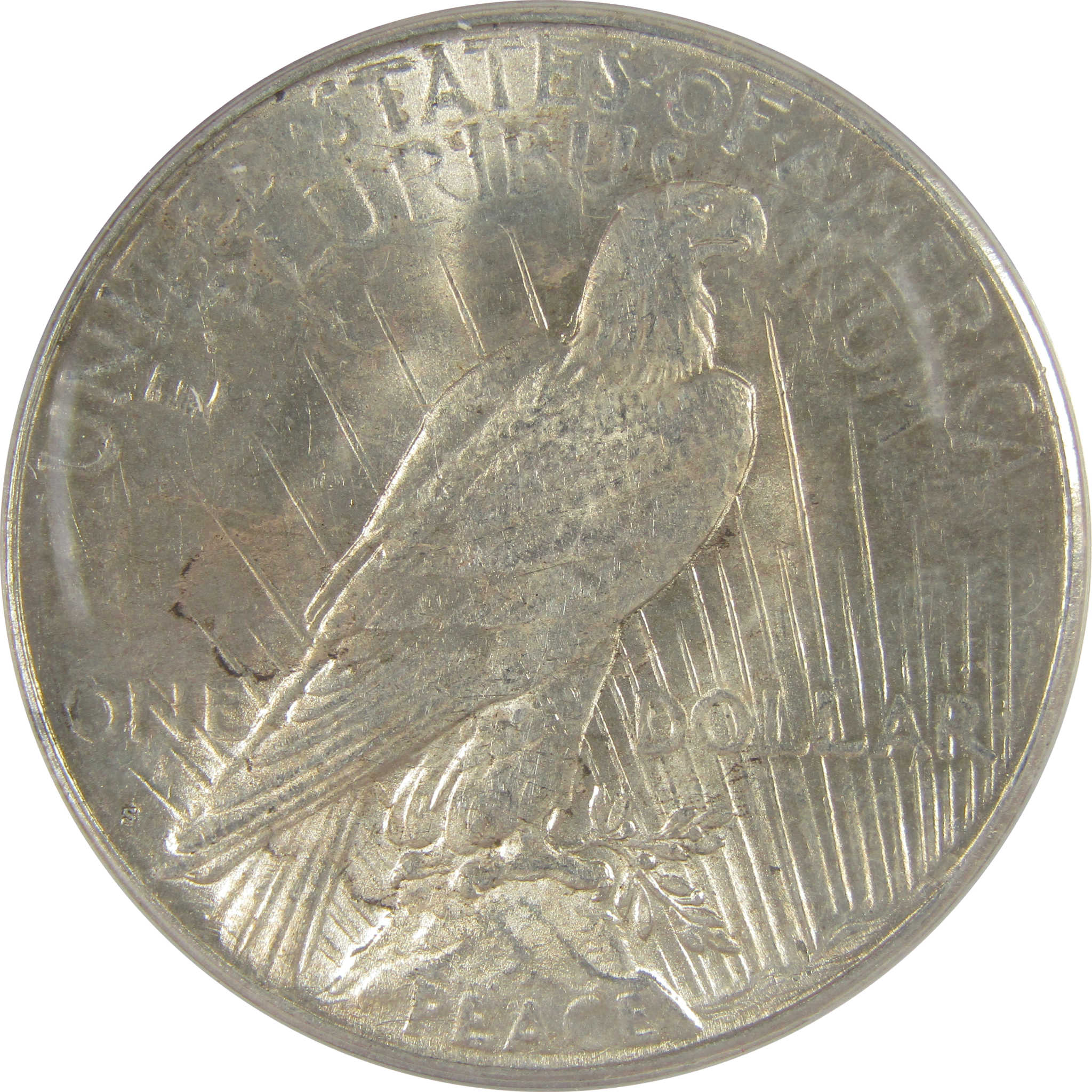 1923 S Peace Dollar AU 50 ANACS Silver $1 Coin SKU:I23057
