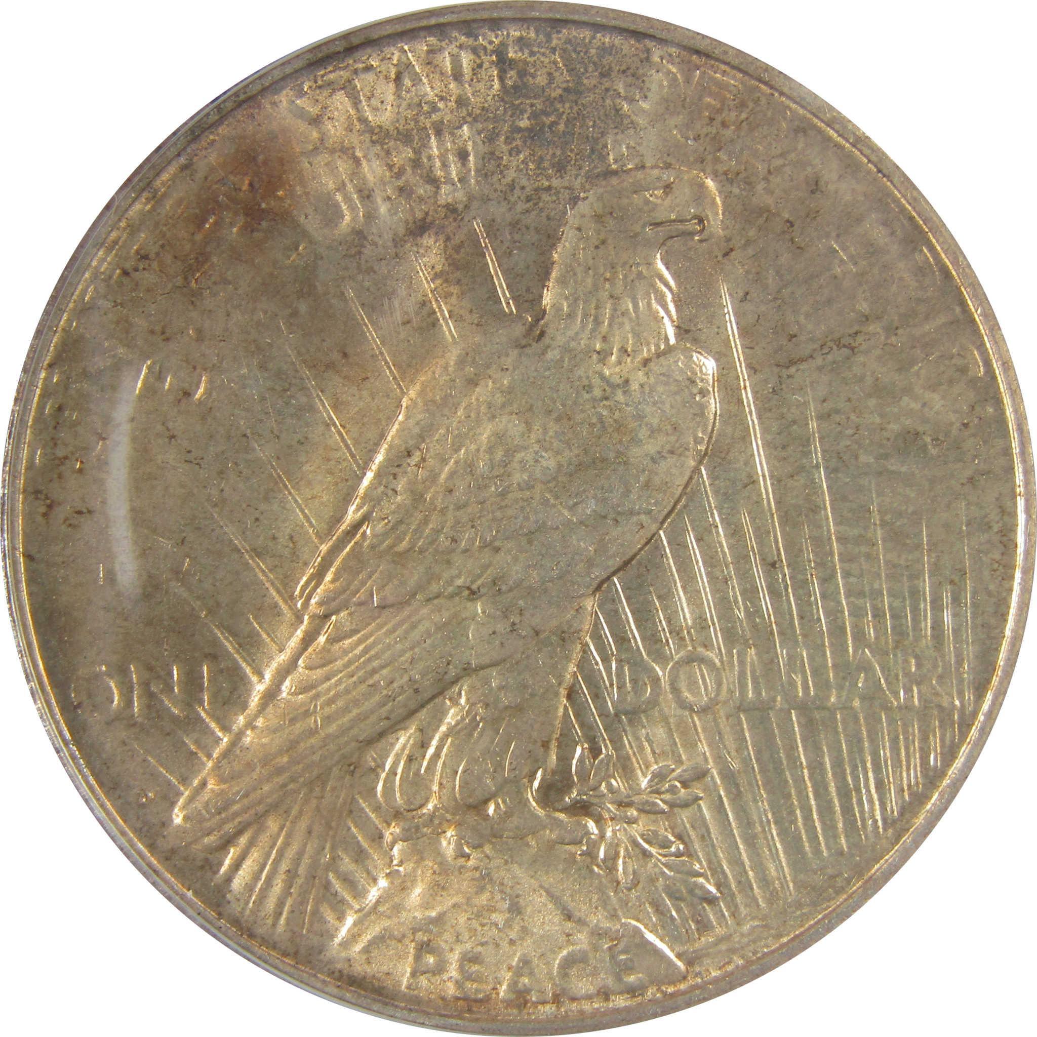 1927 D Peace Dollar MS 62 ANACS Silver Uncirculated $1 Coin SKU:I21431