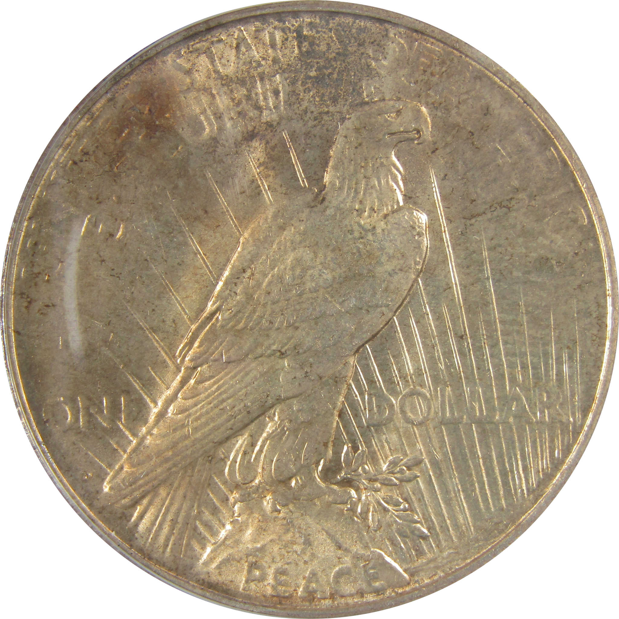 1927 D Peace Dollar MS 62 ANACS Silver Uncirculated $1 Coin SKU:I21431