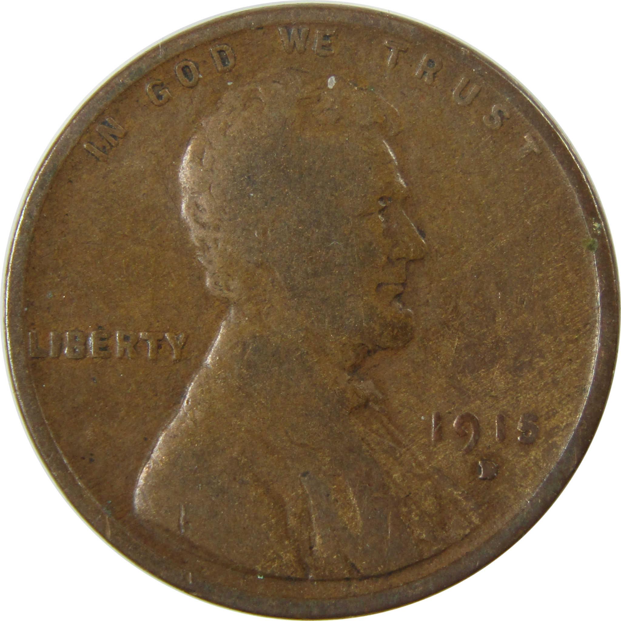1915 D Lincoln Wheat Cent G Good Penny 1c Coin Collectible SKU:I26707