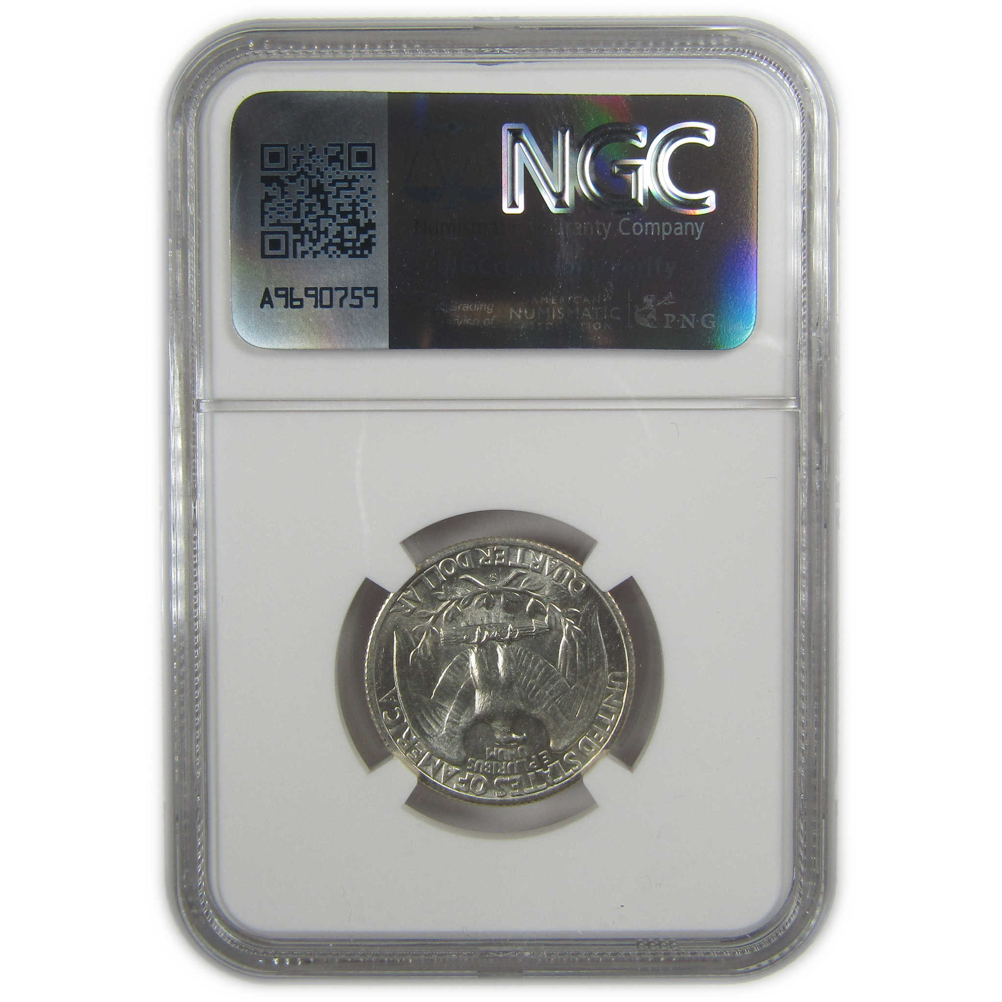1942 S Washington Quarter MS 64 NGC Silver Bag Fragment SKU:I20614