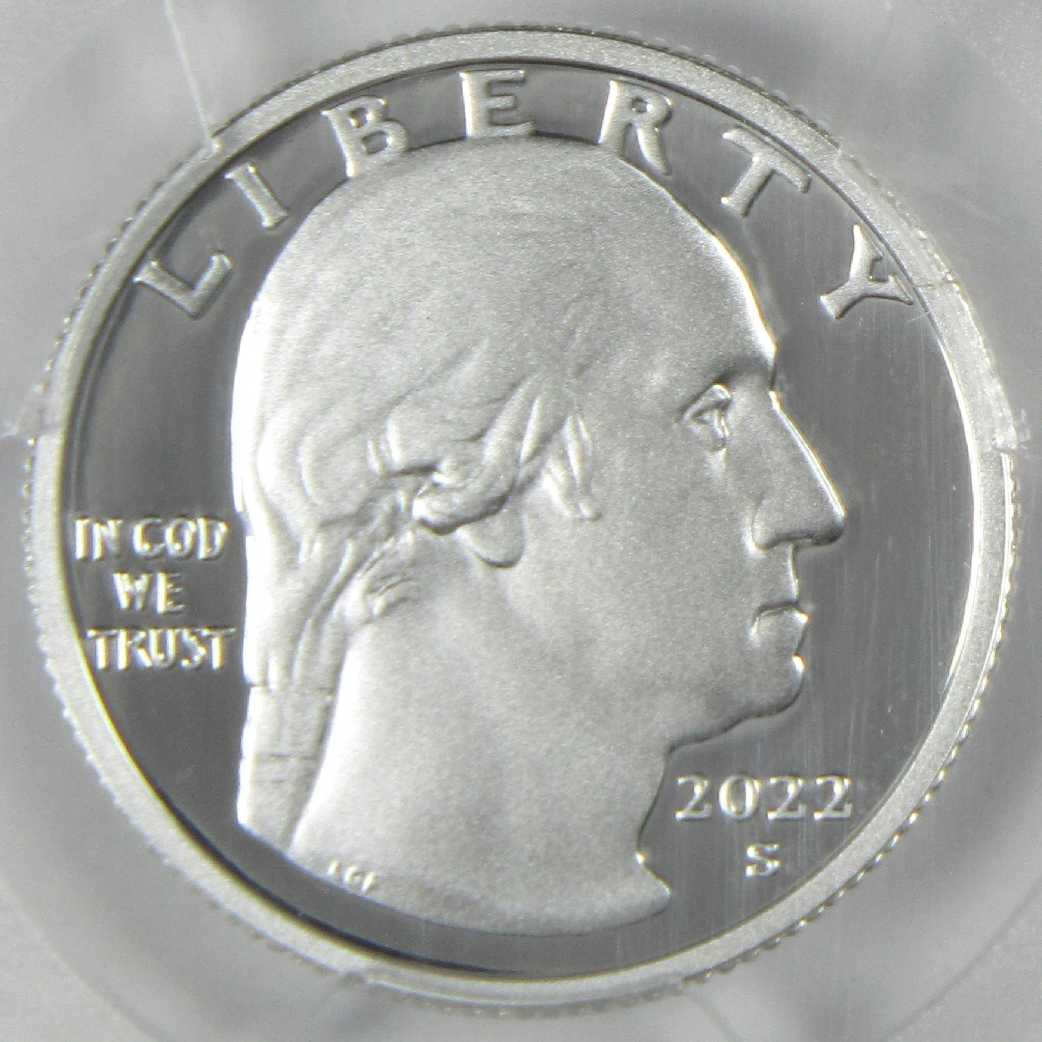 2022 S Anna May Wong American Women Silver Quarter PR 70 DCAM PCGS