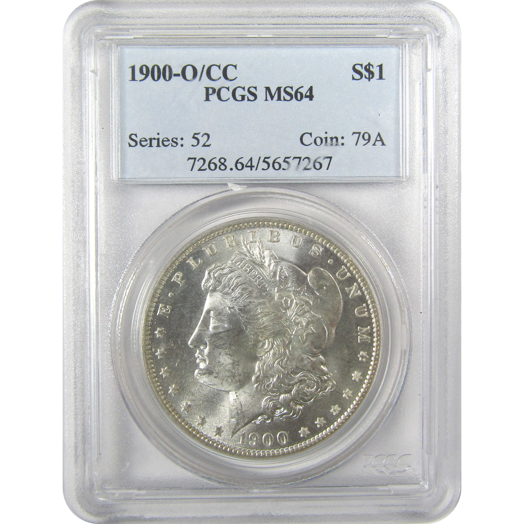 1900 O/CC Morgan Dollar MS 64 PCGS Silver Uncirculated SKU:I19732 - Morgan coin - Morgan silver dollar - Morgan silver dollar for sale - Profile Coins & Collectibles