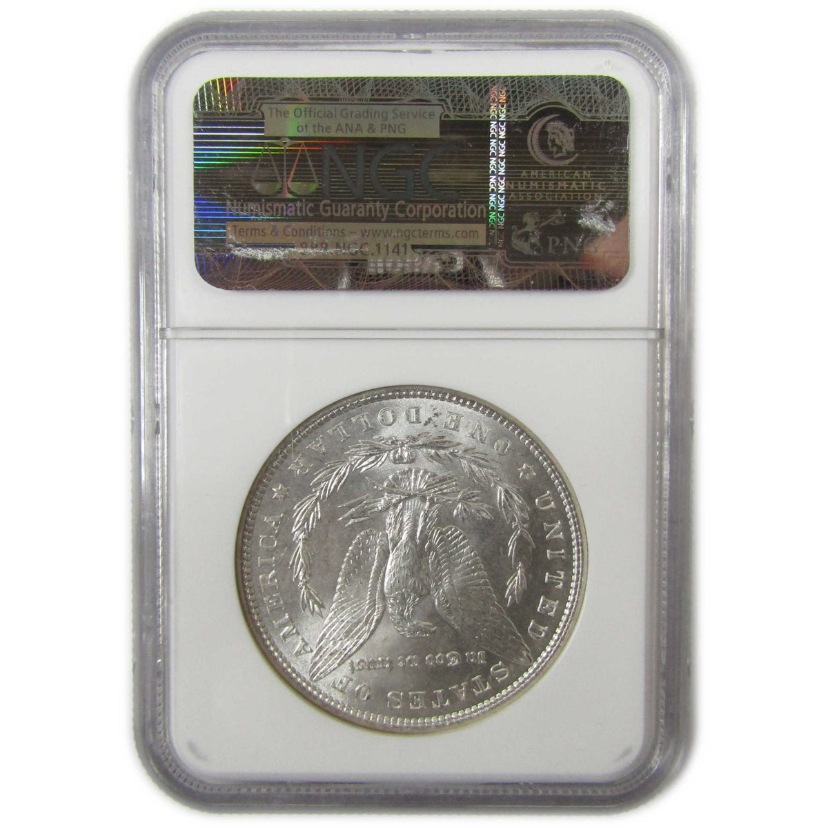 1886 Morgan Silver Dollar MS 63 NGC Uncirculated $1 Coin SKU:CP1675