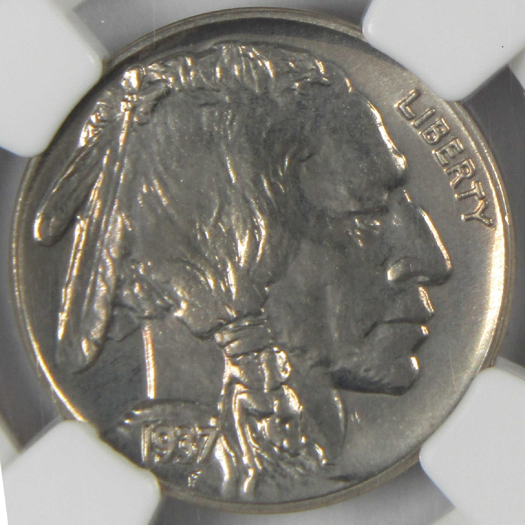 1937 Indian Head Buffalo Nickel PF 66 NGC Proof 5c Coin Collectible