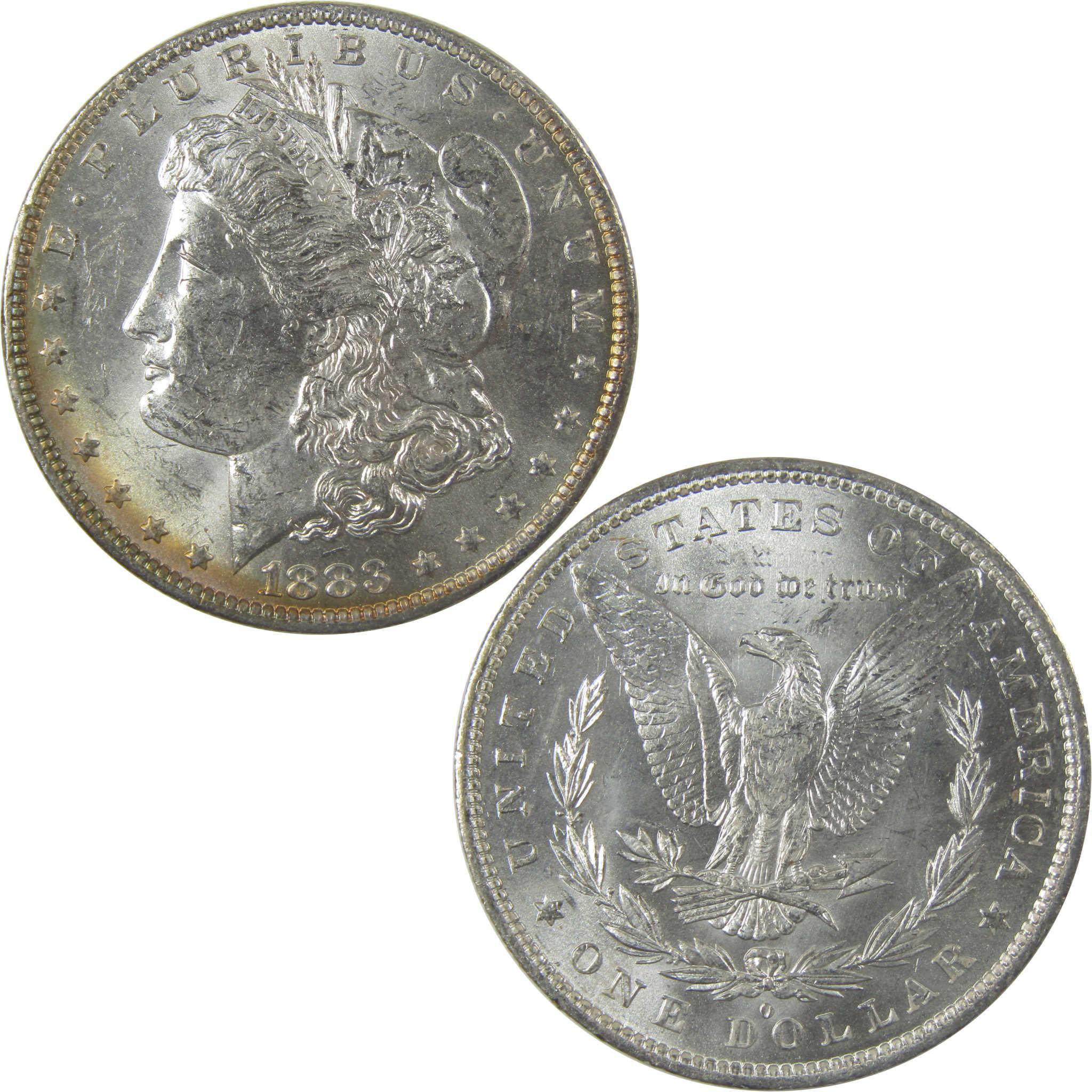1883 O Morgan Silver Dollar Uncirculated Mint State Toned SKU:I24825