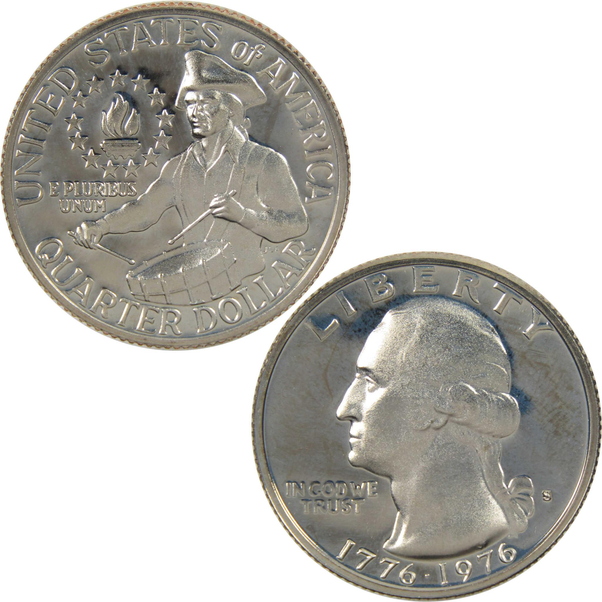 1976 S Washington Bicentennial Quarter Clad Proof 25c Coin Collectible