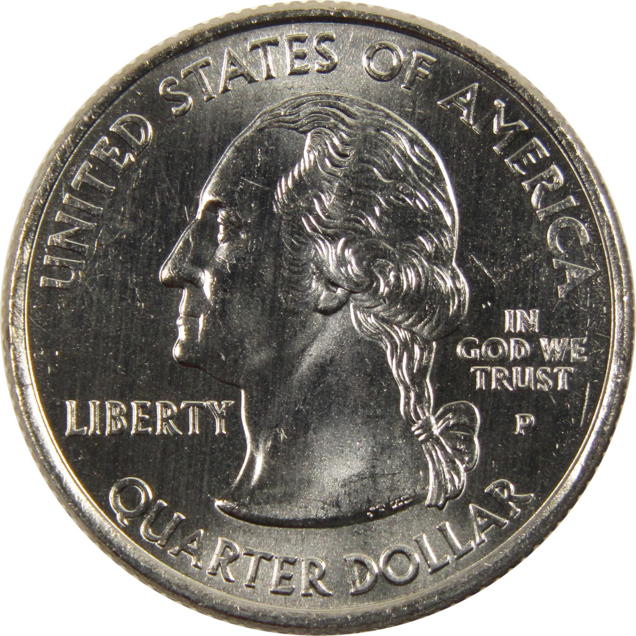 2007 P Utah State Quarter BU Uncirculated Clad 25c Coin