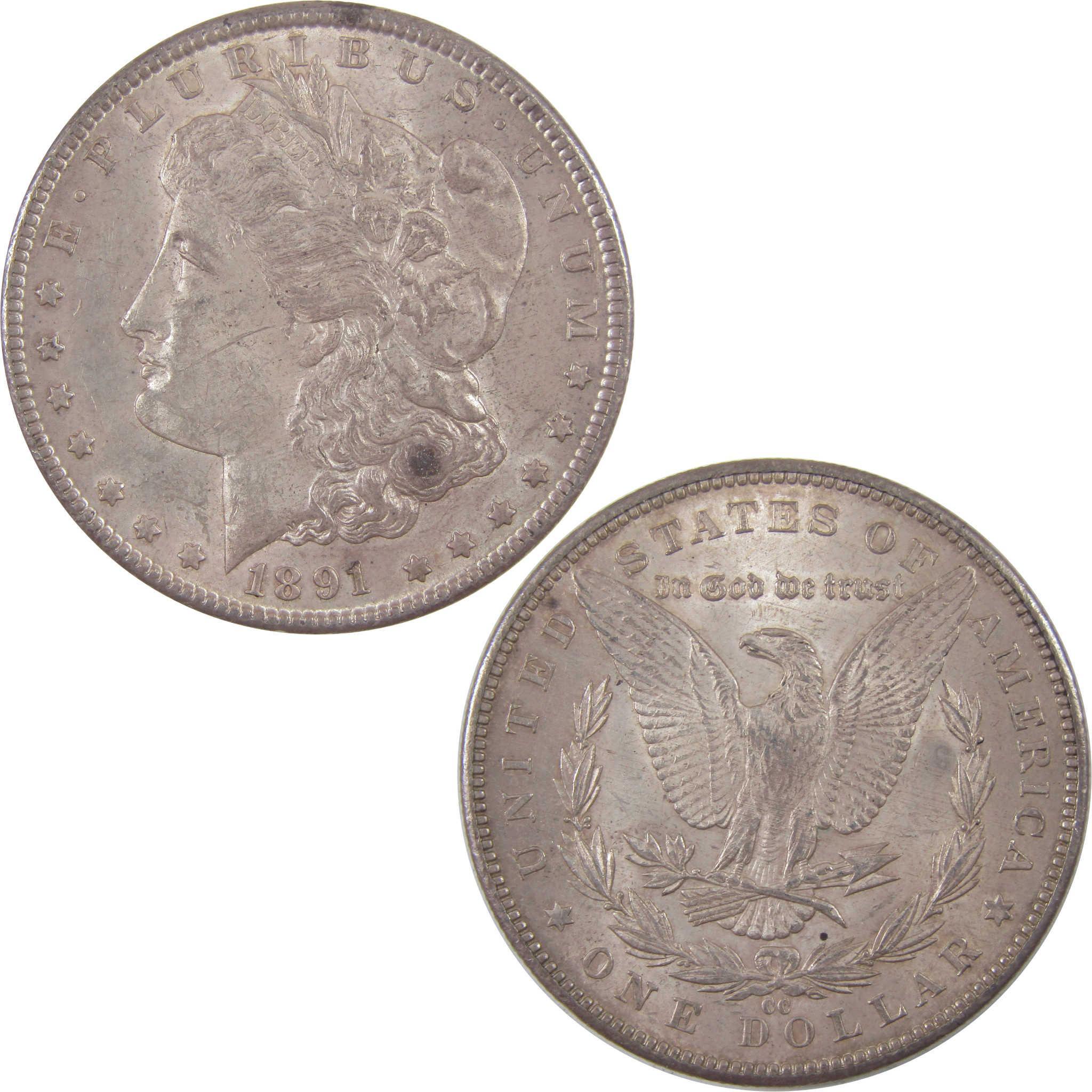 1891 CC Morgan Dollar Borderline Uncirculated Silver SKU:I17979 - Morgan coin - Morgan silver dollar - Morgan silver dollar for sale - Profile Coins & Collectibles