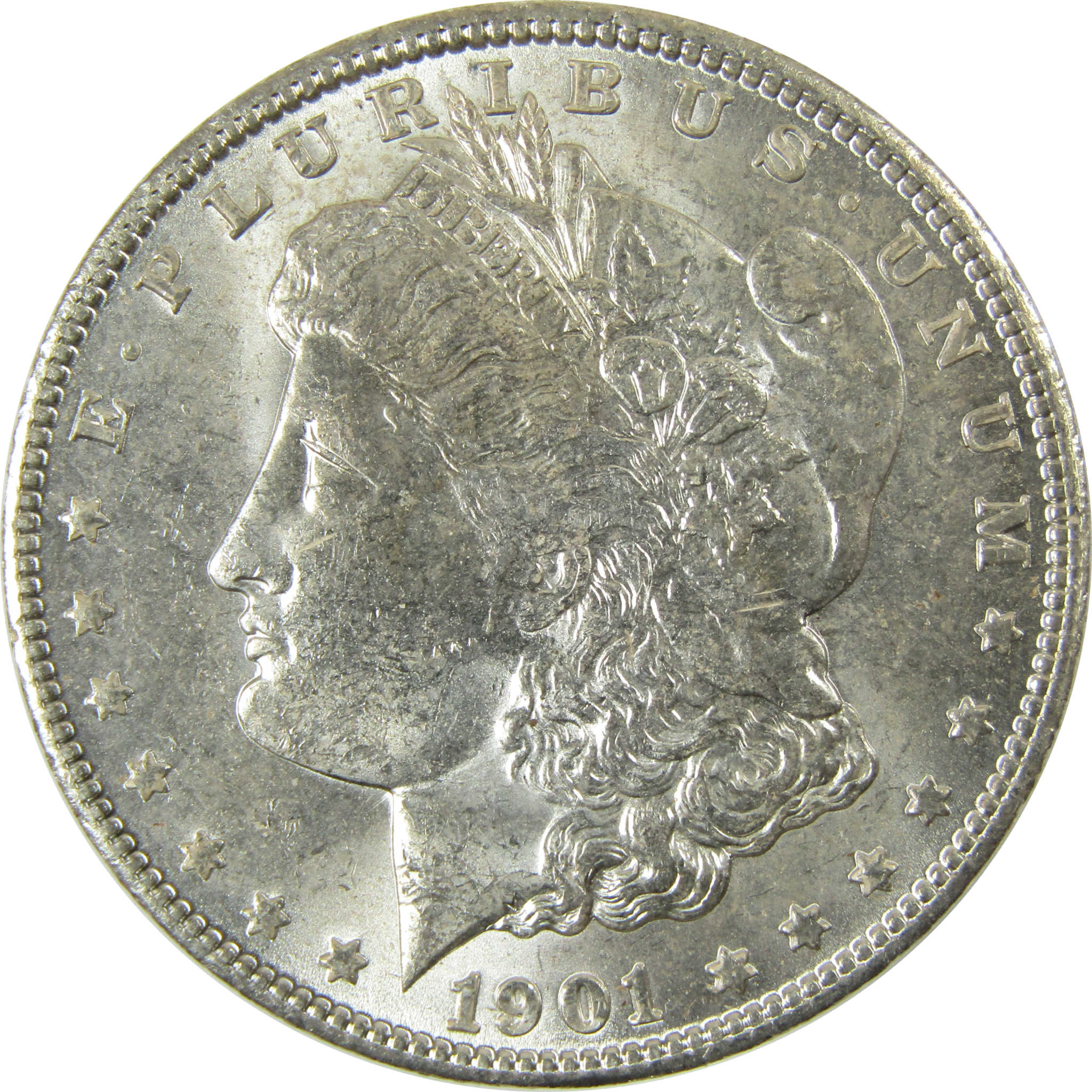 1901 O Morgan Silver Dollar Uncirculated Mint State $1 Coin SKU:I28382